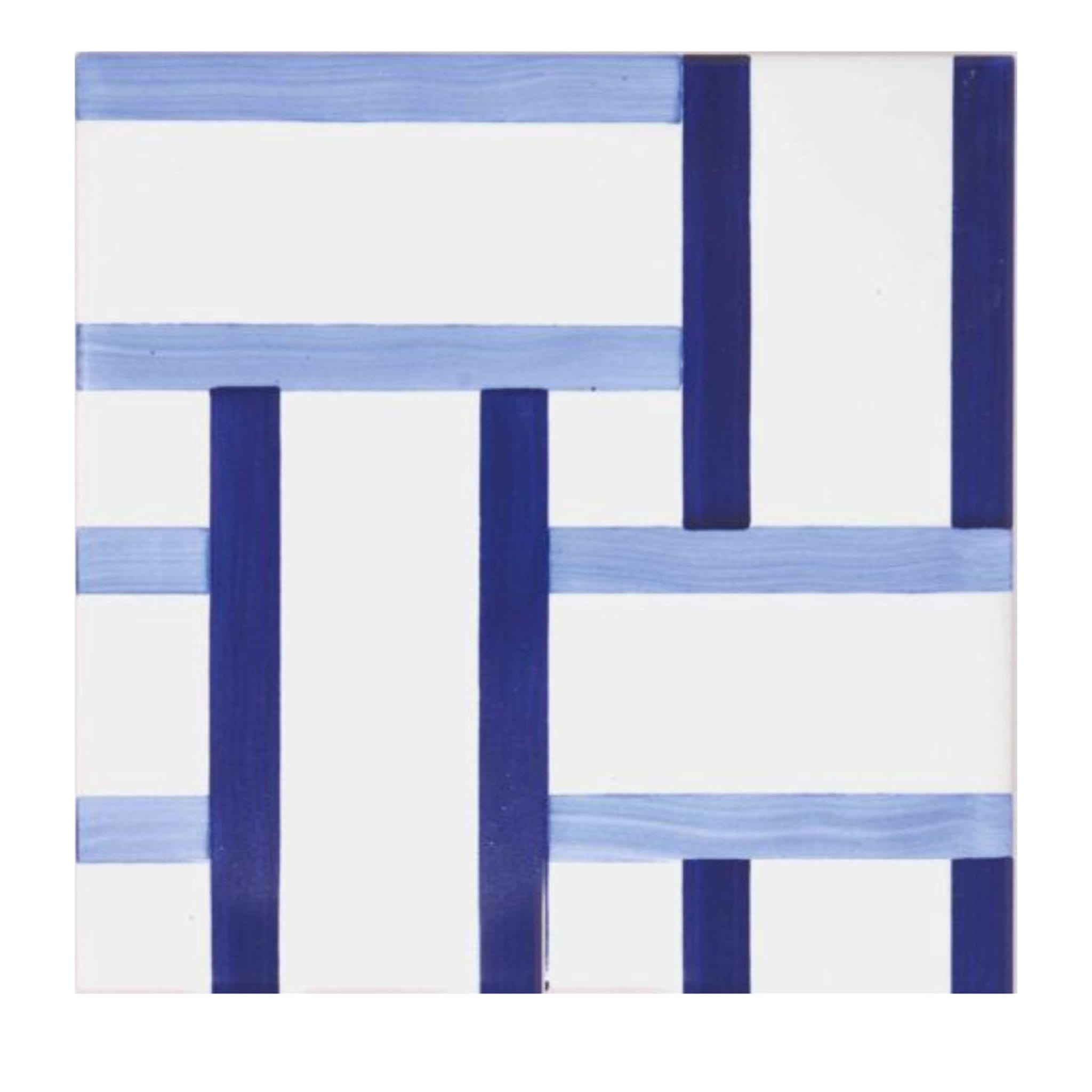 Lot de 25 carreaux de type 12 bleu Bauhaus - Vue principale