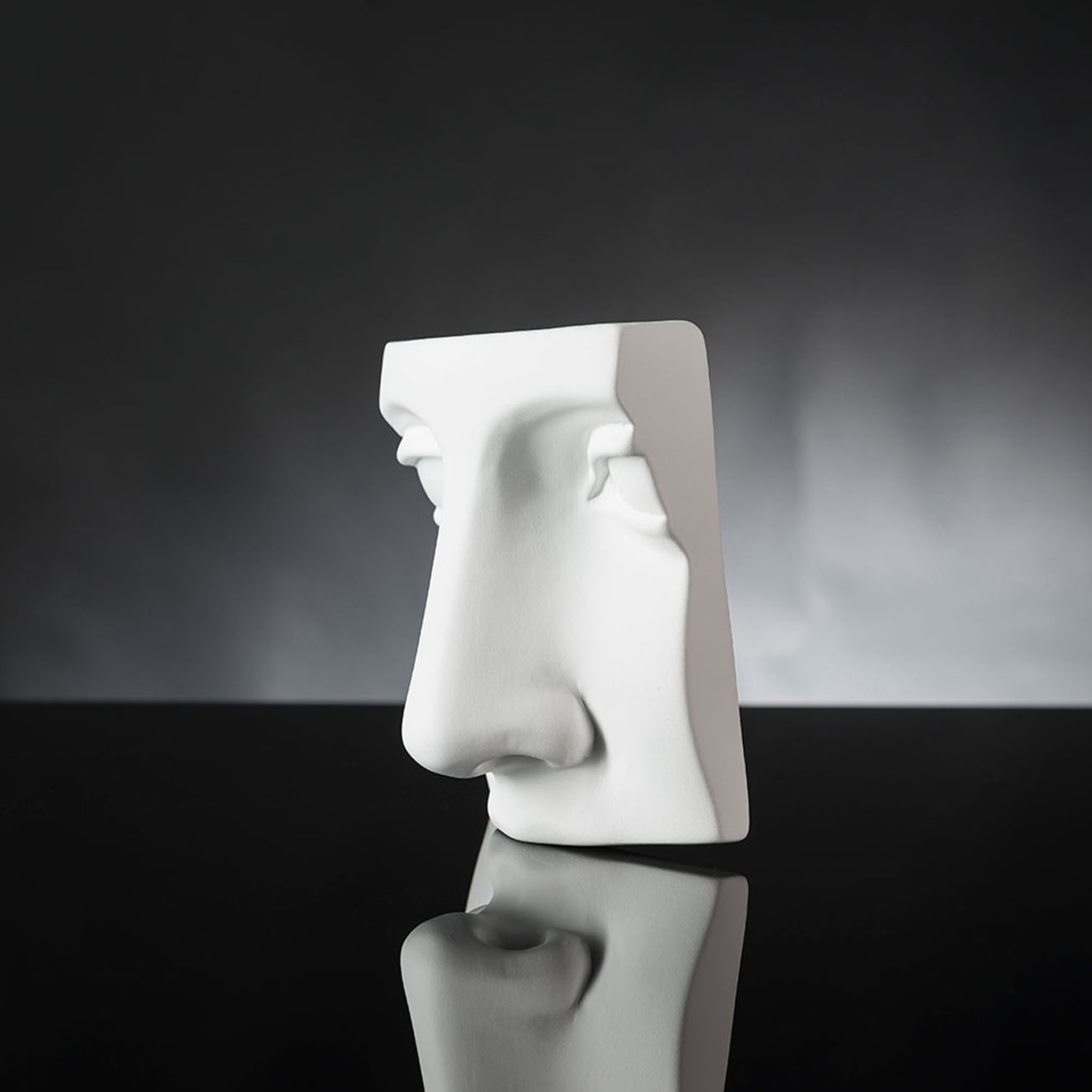Naso Giunone White Sculpture - Alternative view 2