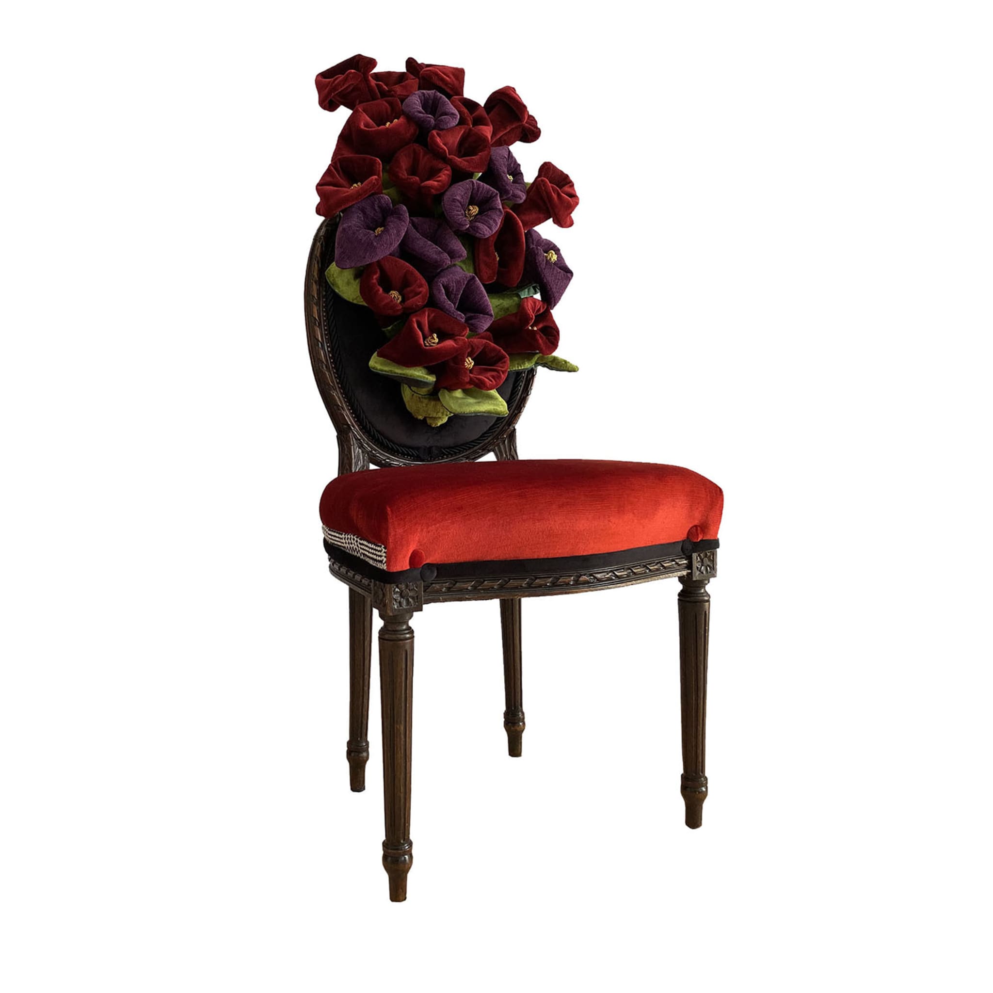 Chaise polychrome à fleurs Primavera - Vue principale