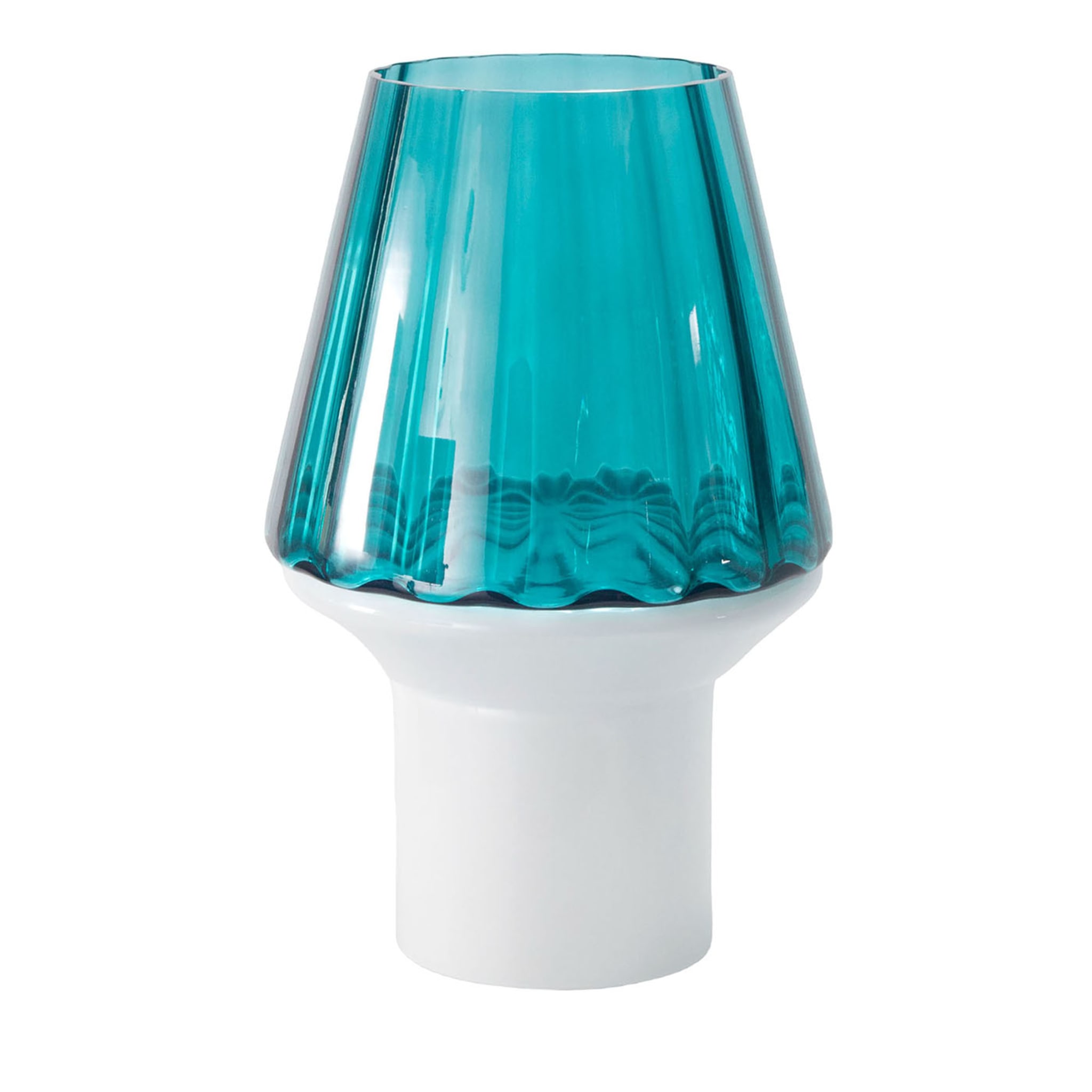 Forest Turquoise Table Lamp by Romani Saccani #1 - Main view