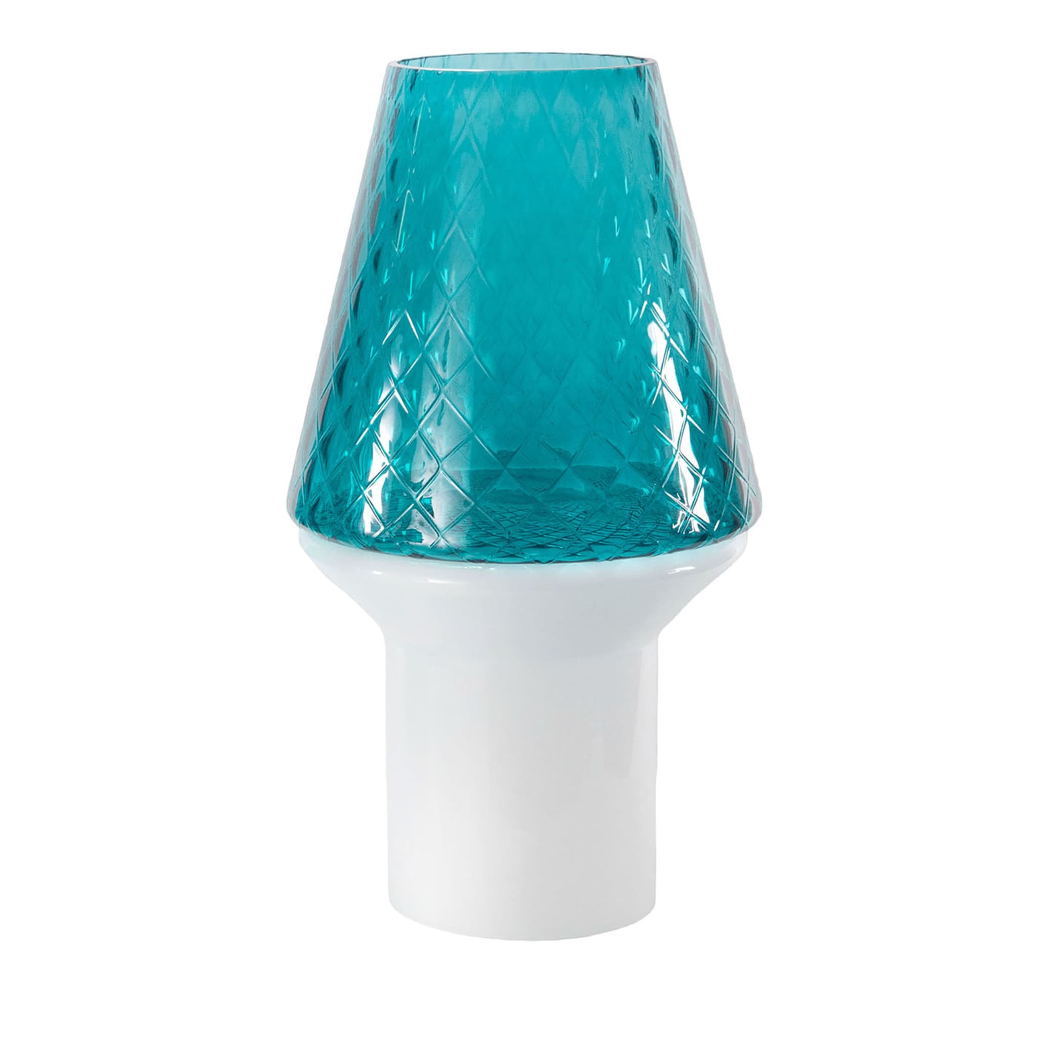 Forest Turquoise Table Lamp by Romani Saccani #2 - Main view