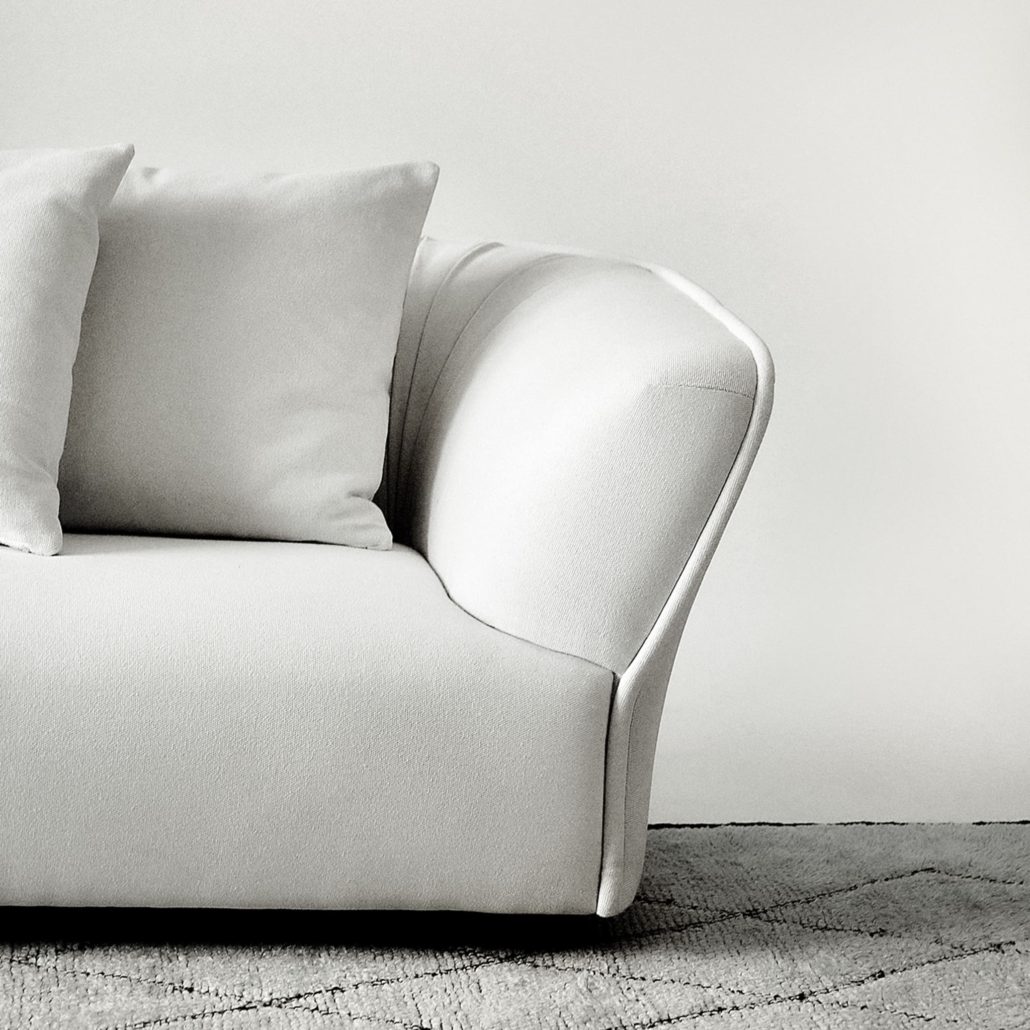 Florence 3-Seat Modular White Sofa by Ludovica + Roberto Palomba - Alternative view 1