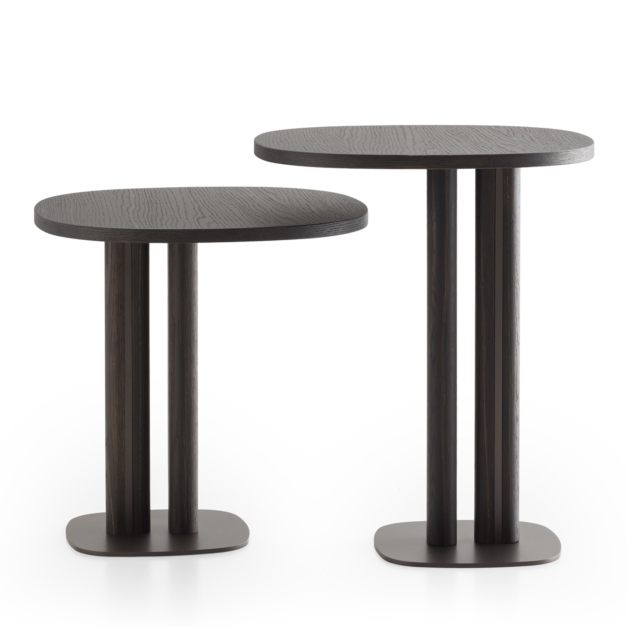 Manhattan Small Asymmetrical Burnished Side Table - Alternative view 3