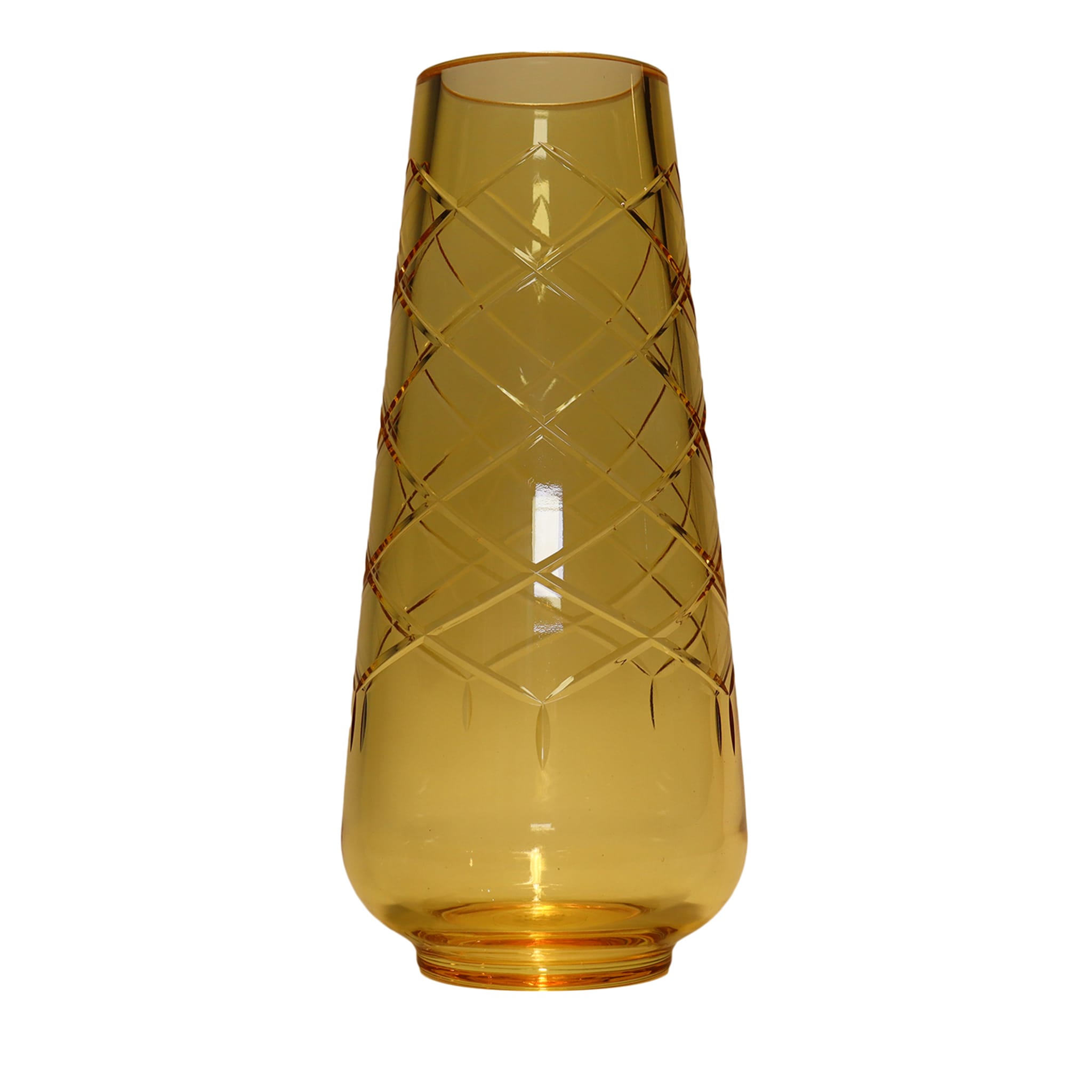 Girata Vase en verre de Murano à la mandarine - Vue principale