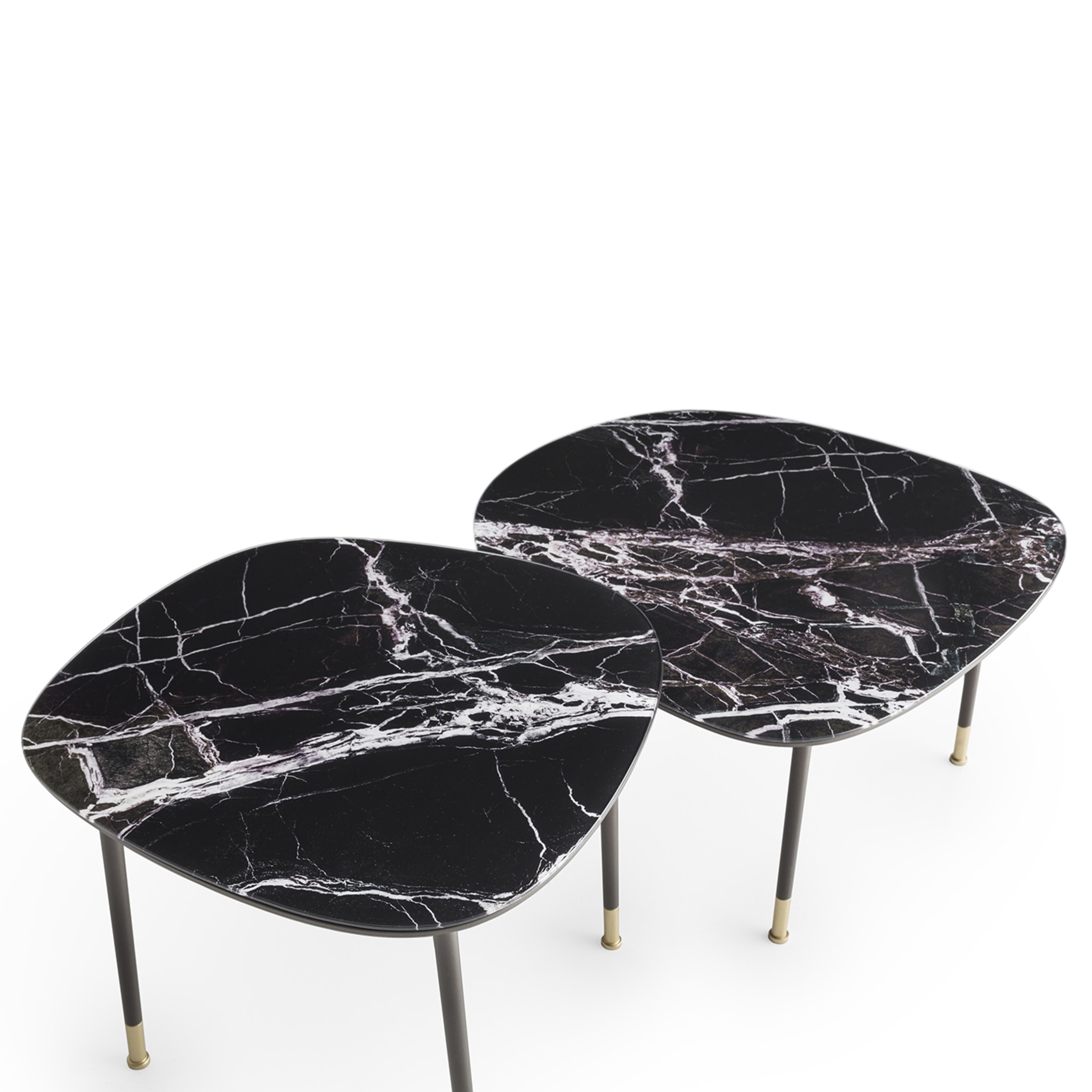 Pebble Large Breccia Imperiale Marble-Effect Coffee Table - Alternative view 2