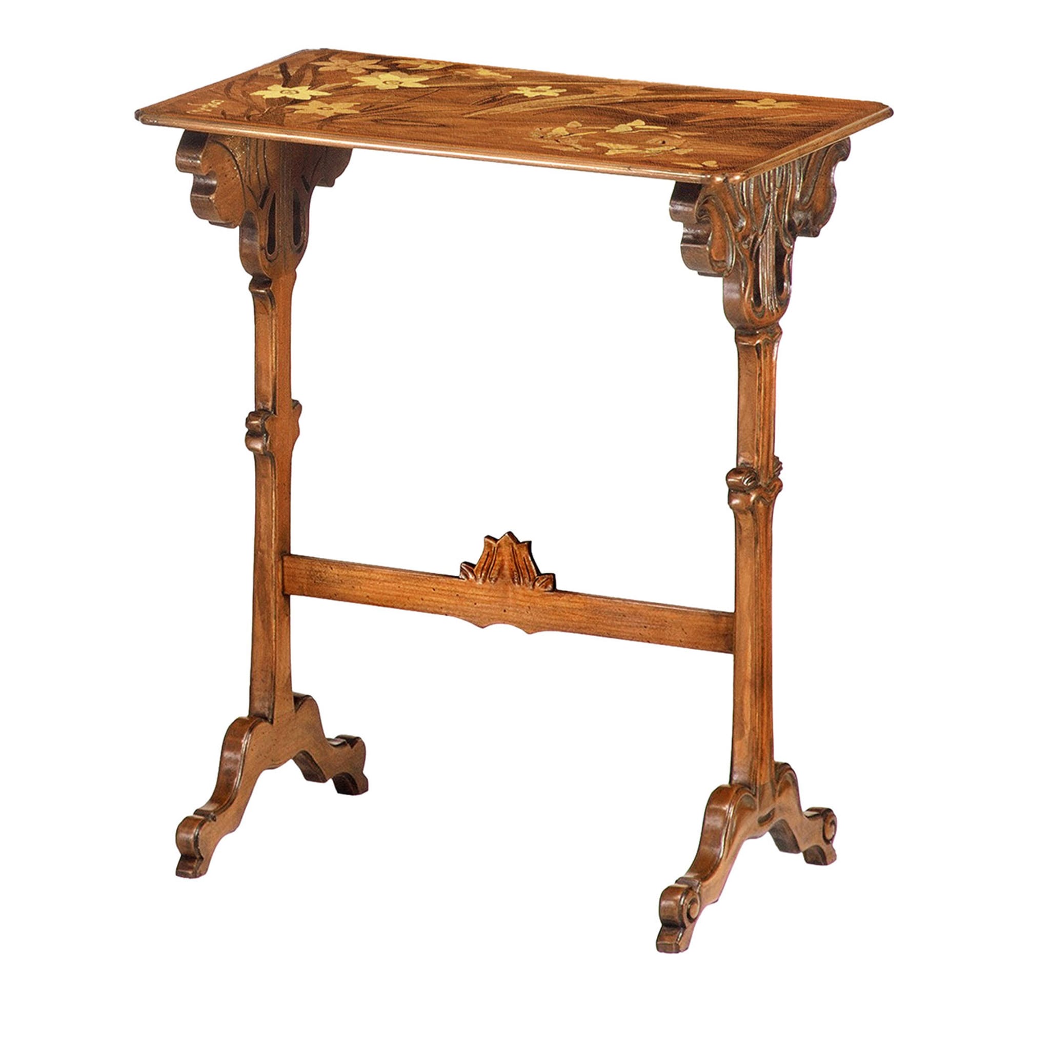 French Art Nouveau-Style Side Table by Emile Gallè #1 - Main view