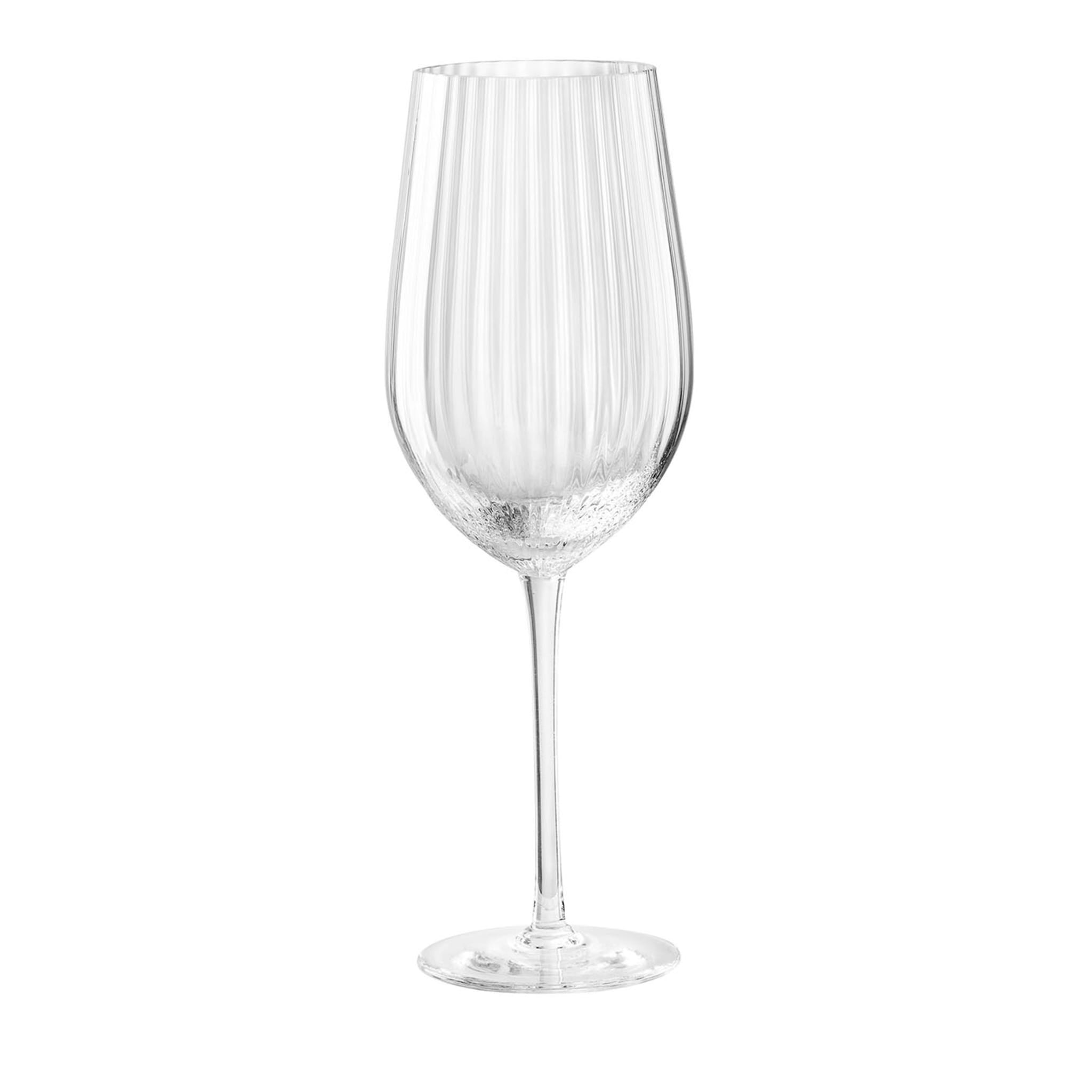 Copa de vino blanca transparente Tolomeo Rigadin - Vista principal