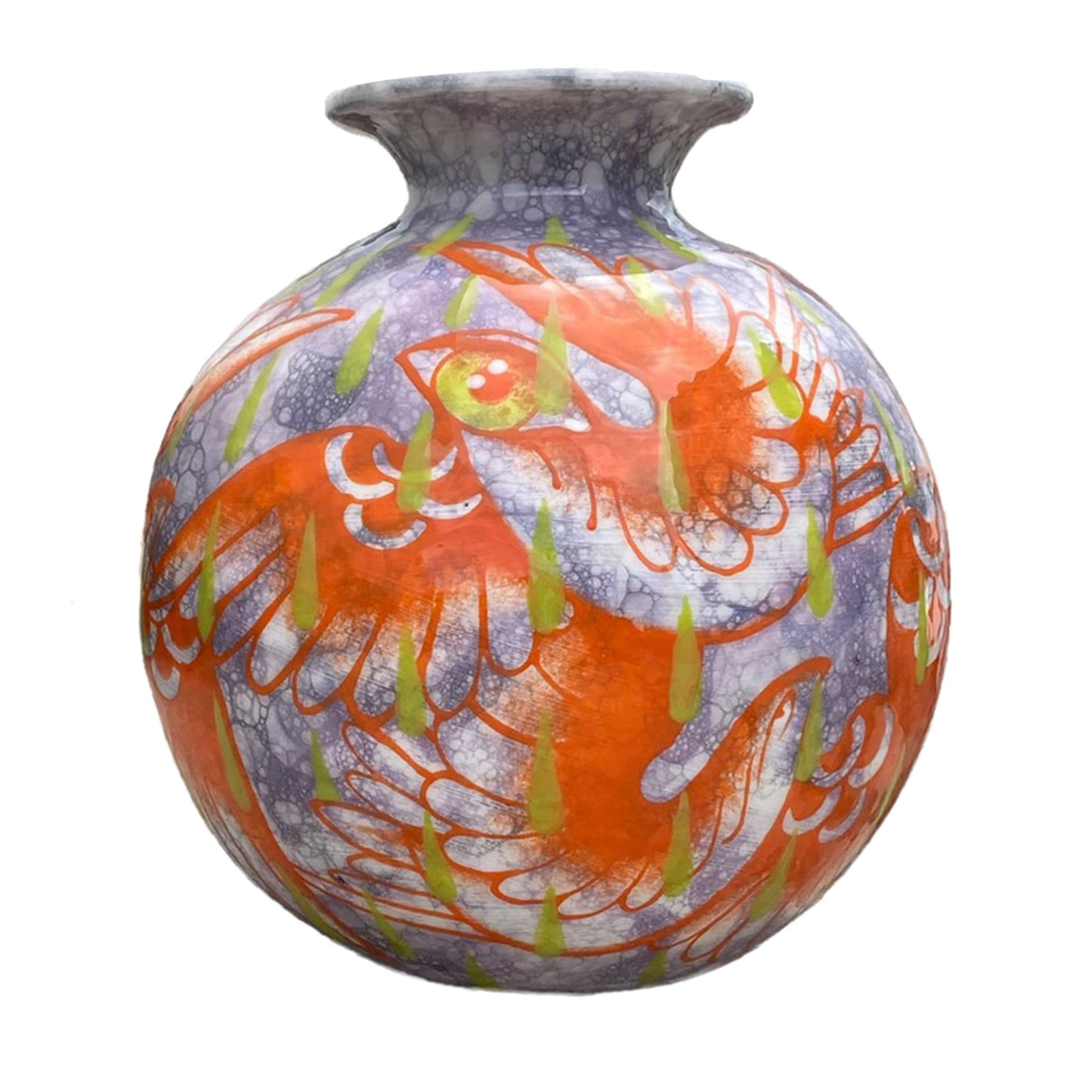 Palla Purple and Orange Vase - Main view