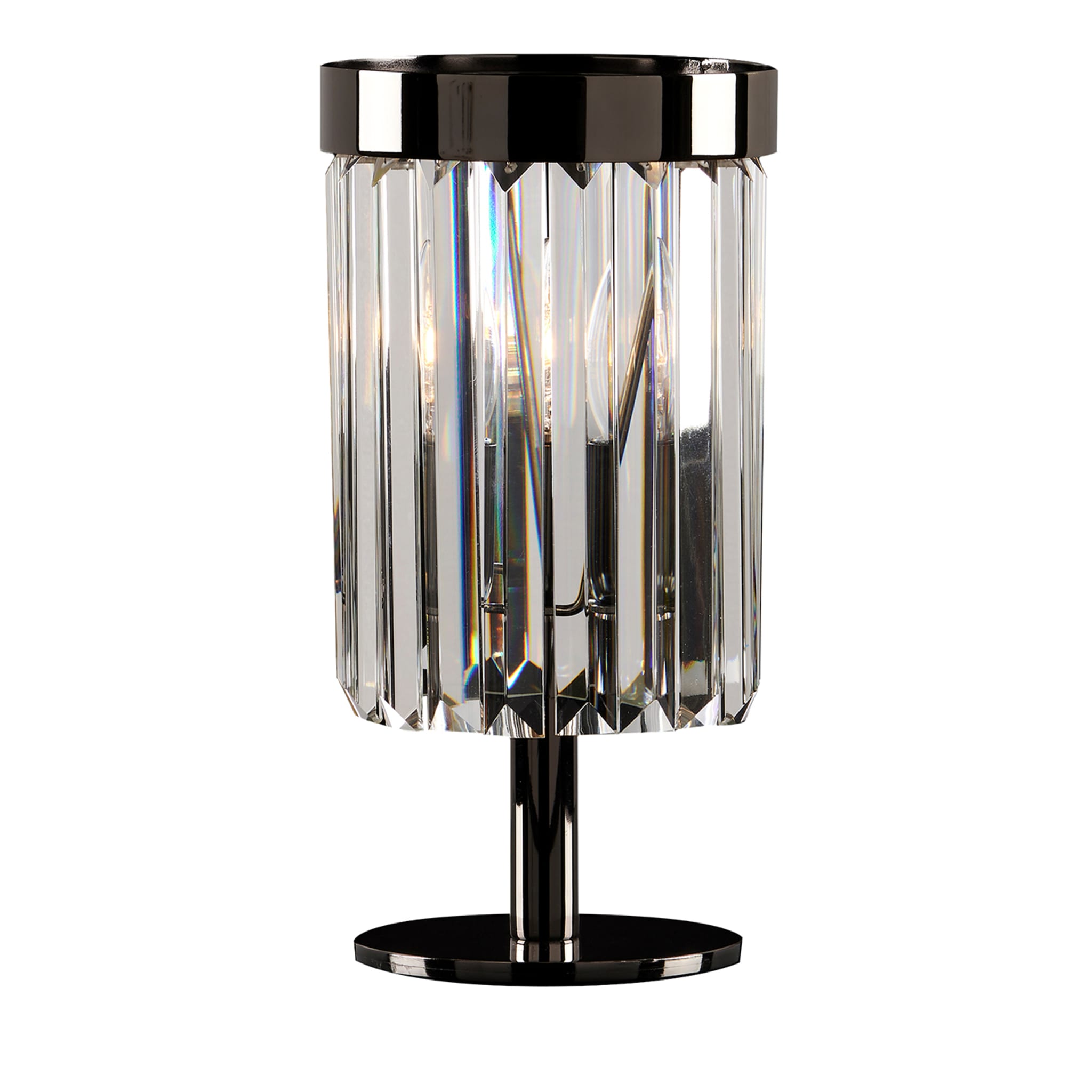 1484 - Lámpara de mesa negra pequeña de 1 luz - Vista principal