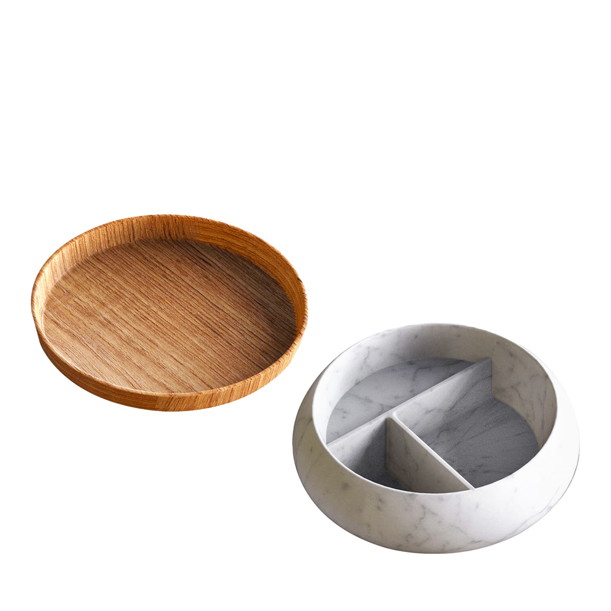 Sasso Serving Bowl with Tray by Mr. Smith Studio  - Main view