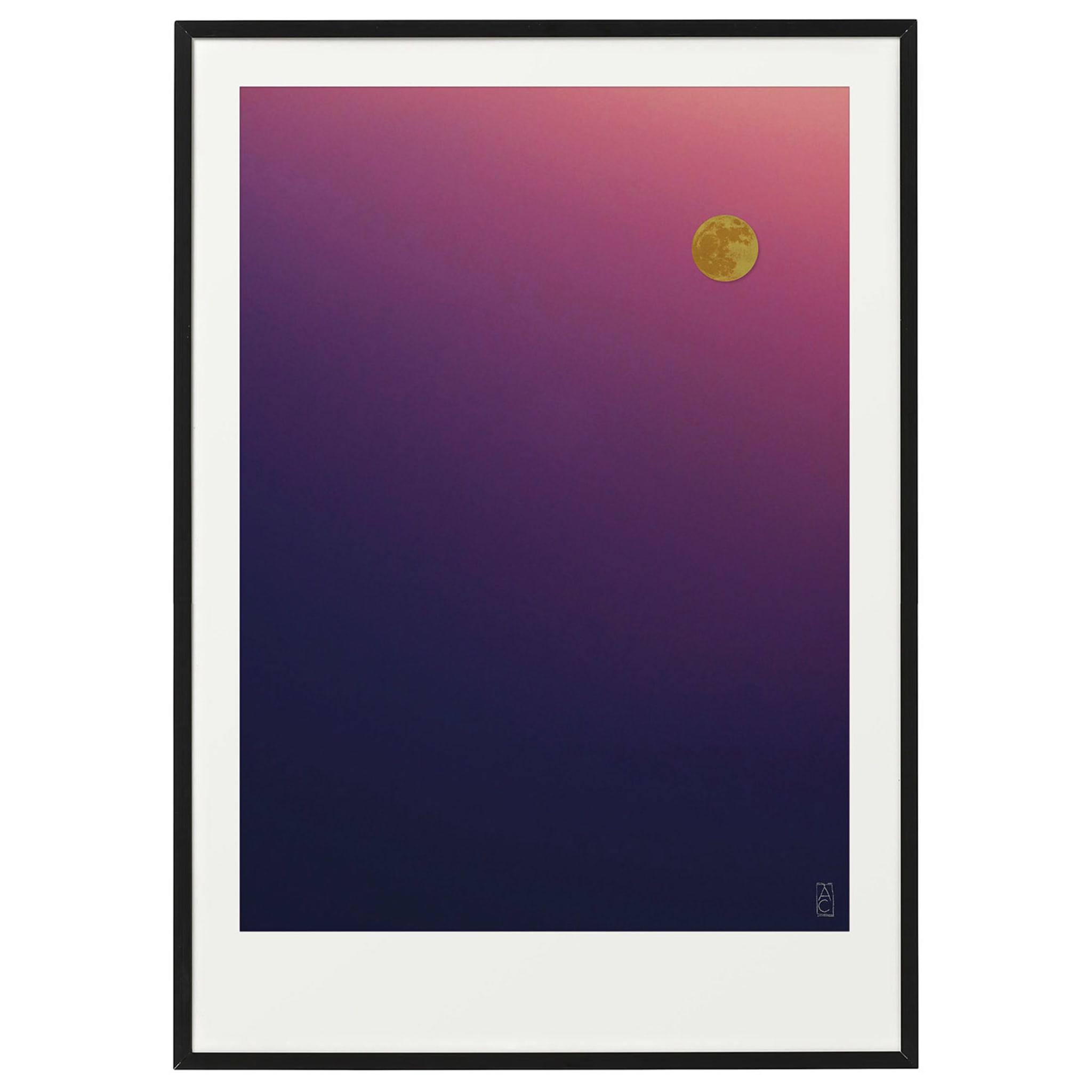 Gold Moon 02 Print  - Alternative view 1