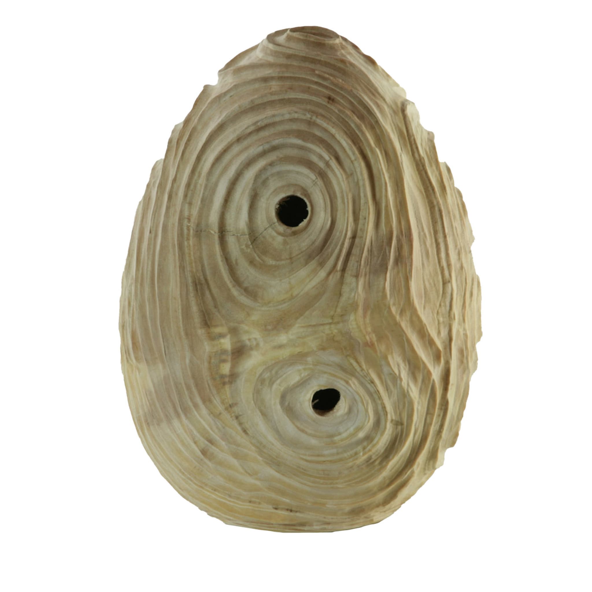 The Impossiballs Hollow Form Grooved Vase - Main view