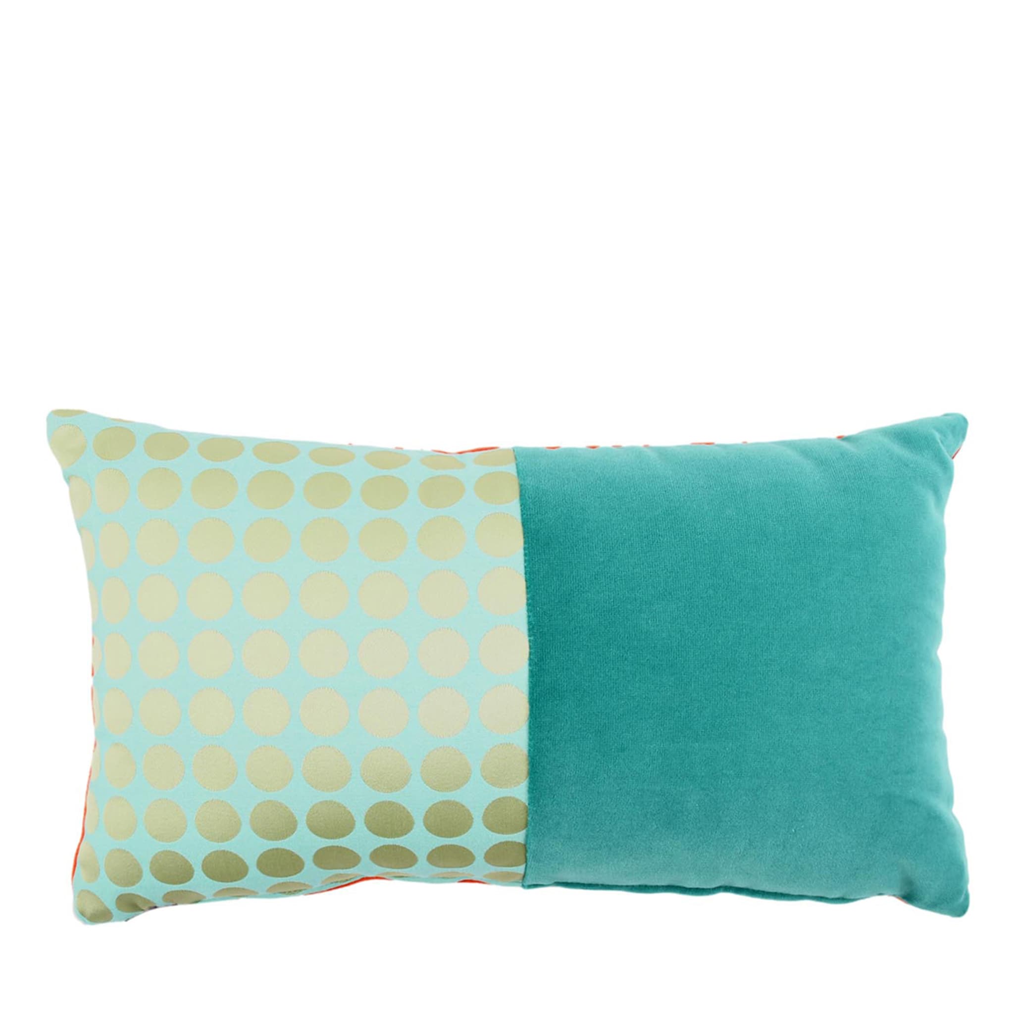 Tiffany Bis Cushion in polka dots jacquard fabric - Main view