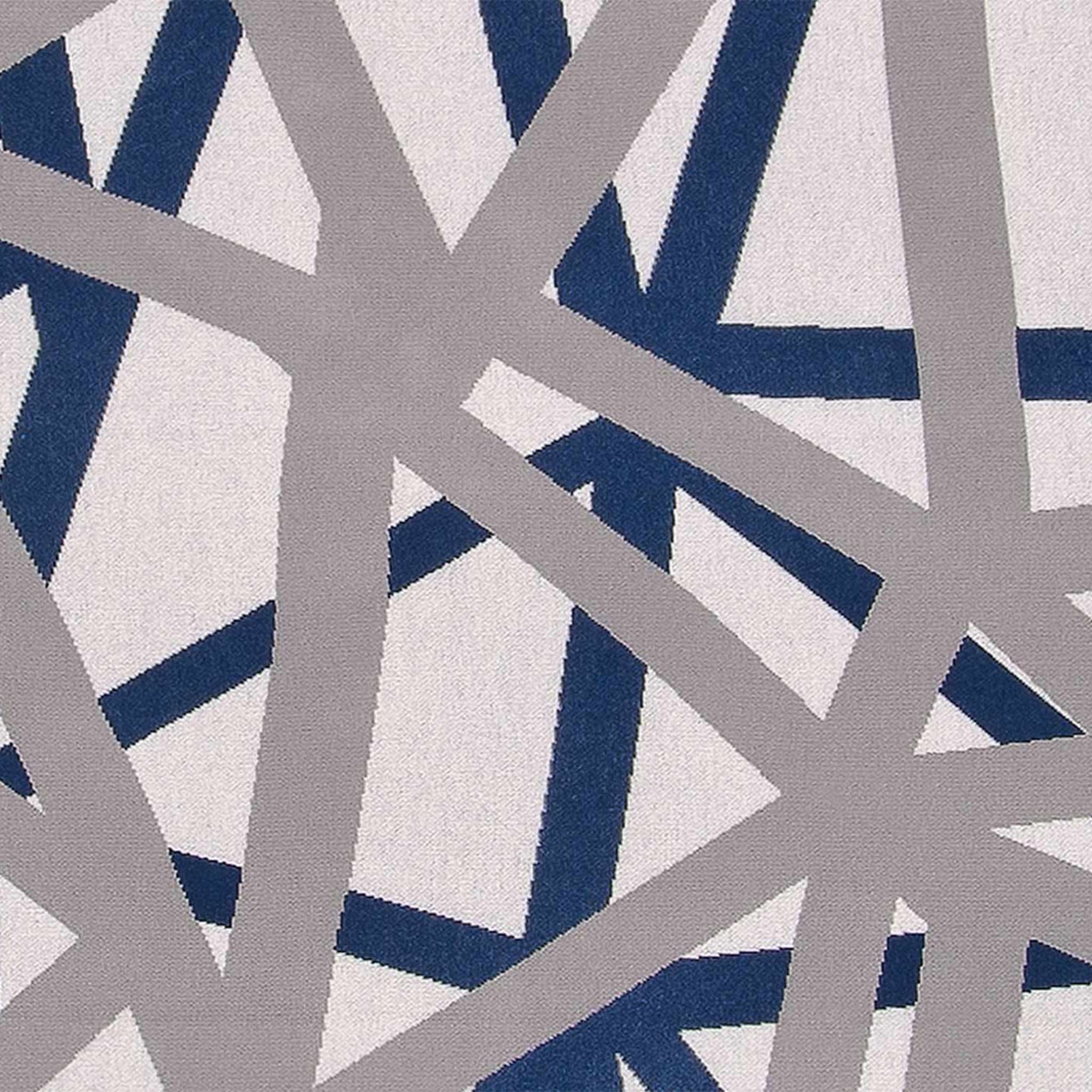Cobweb White/Gray/Blue Blanket - Alternative view 1