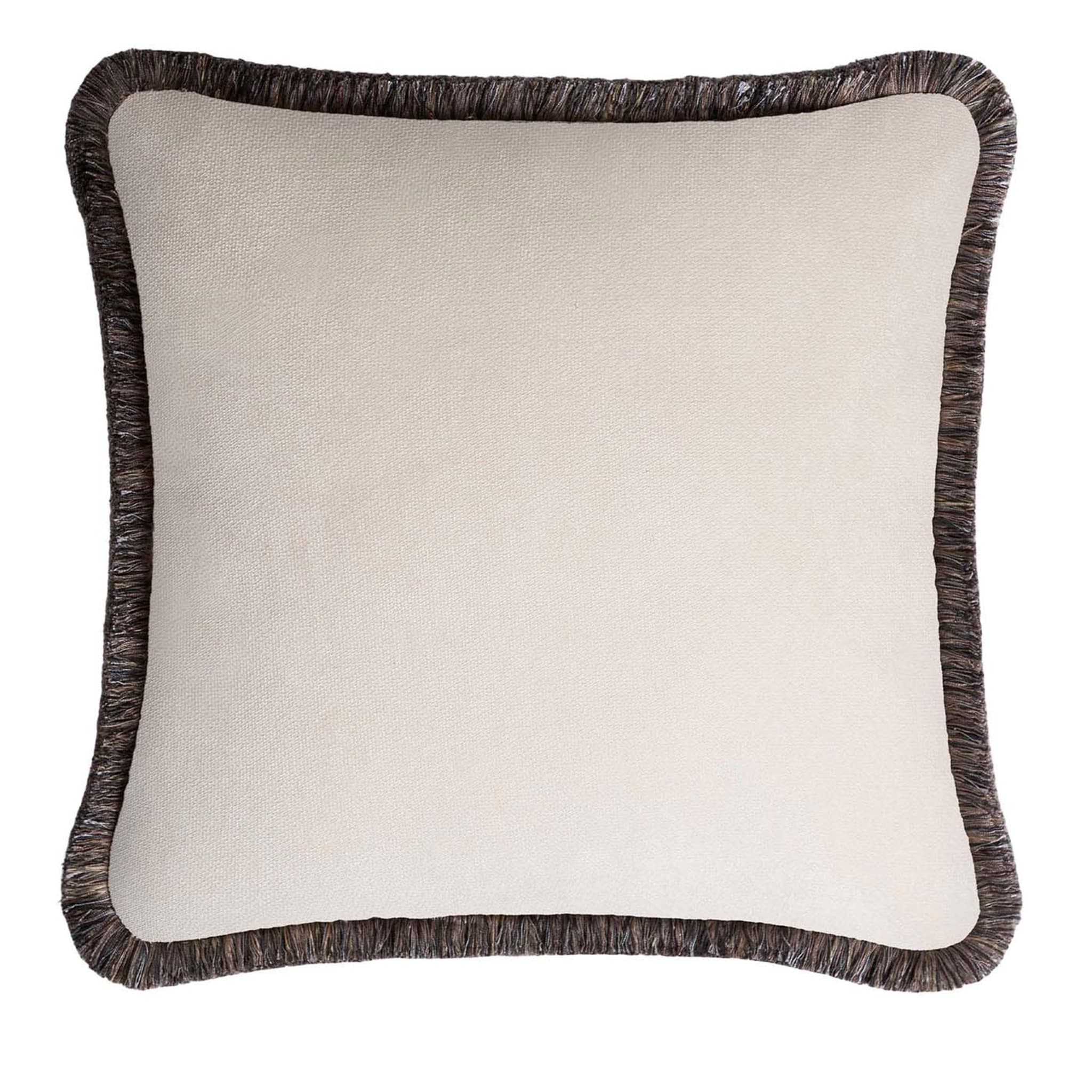 Coussin Happy White and Grey - Vue principale