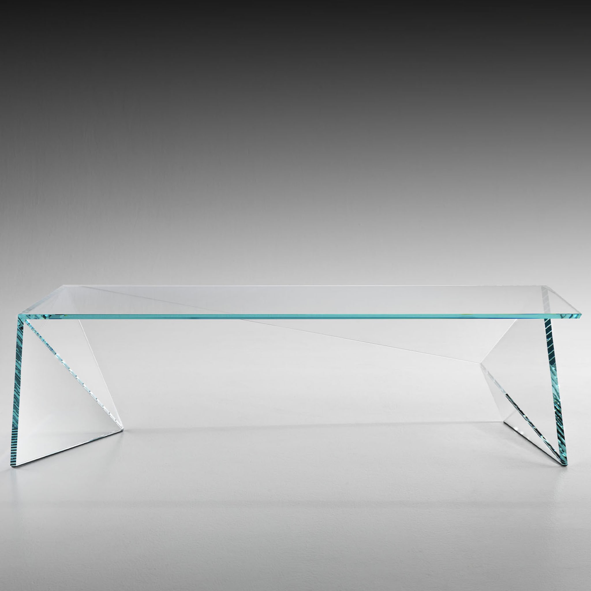 Mesa baja de cristal Origami - Vista alternativa 4