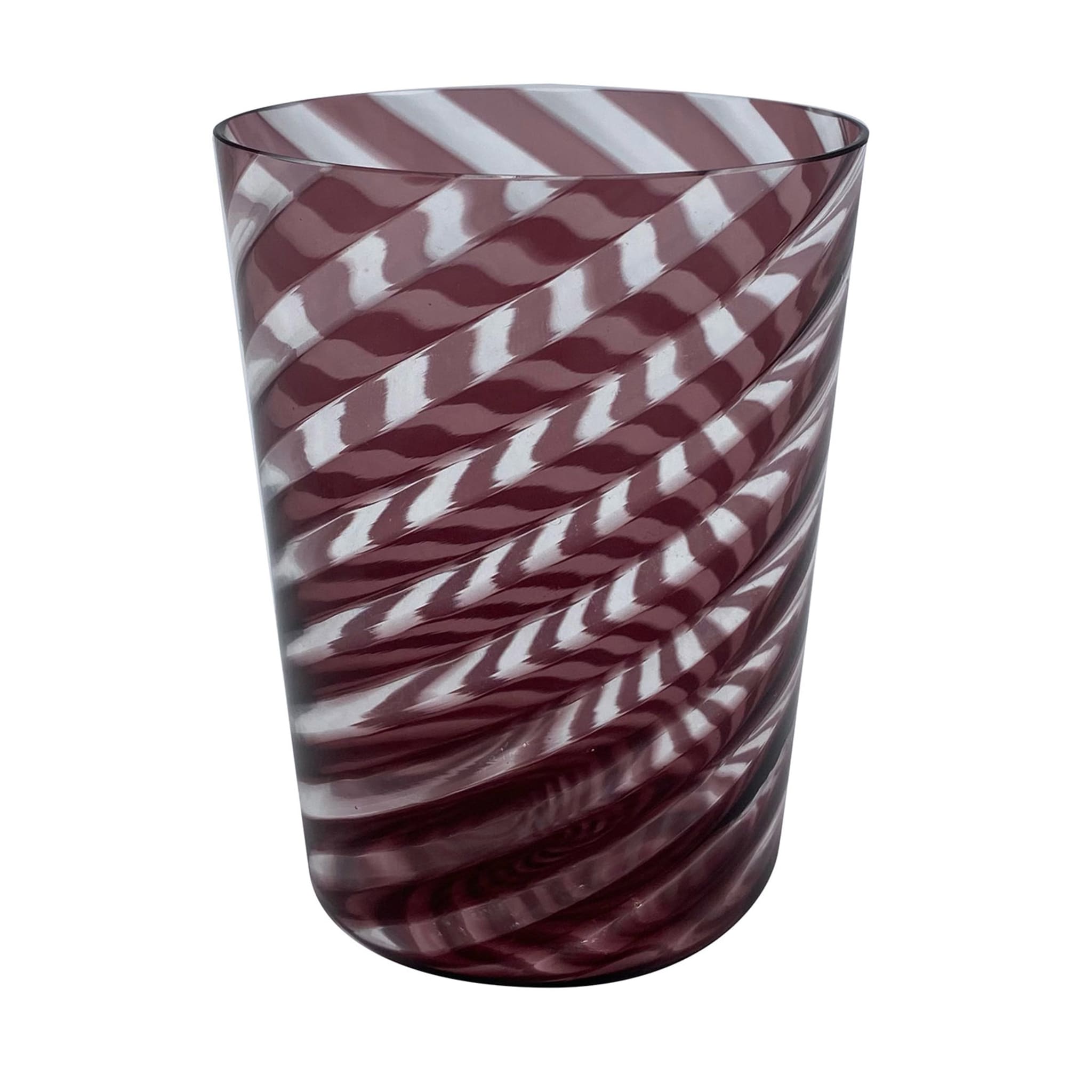 Set of 2 Spiral Purple Water Glasses - Main view