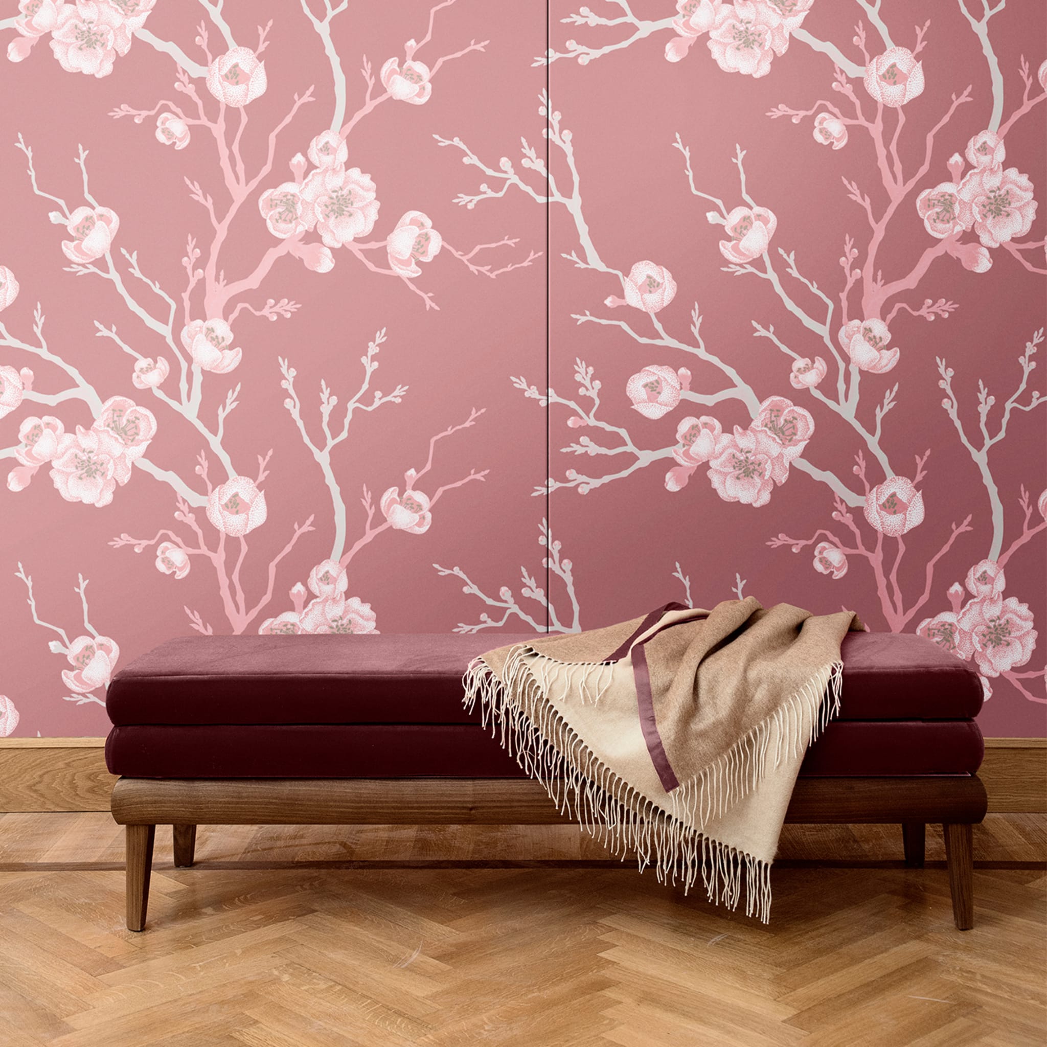 Cherry Tree Pattern Wall Covering - Alternative view 1