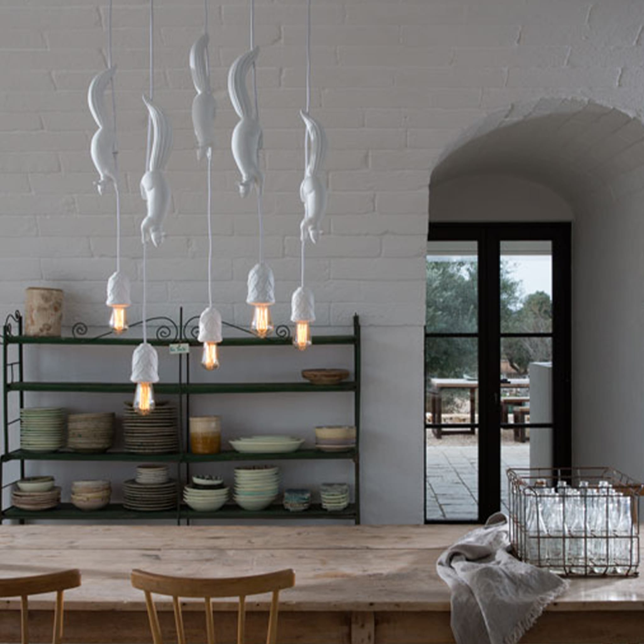Nando S White Pendant Lamp by Luca De Bona & Dario De Meo - Alternative view 1