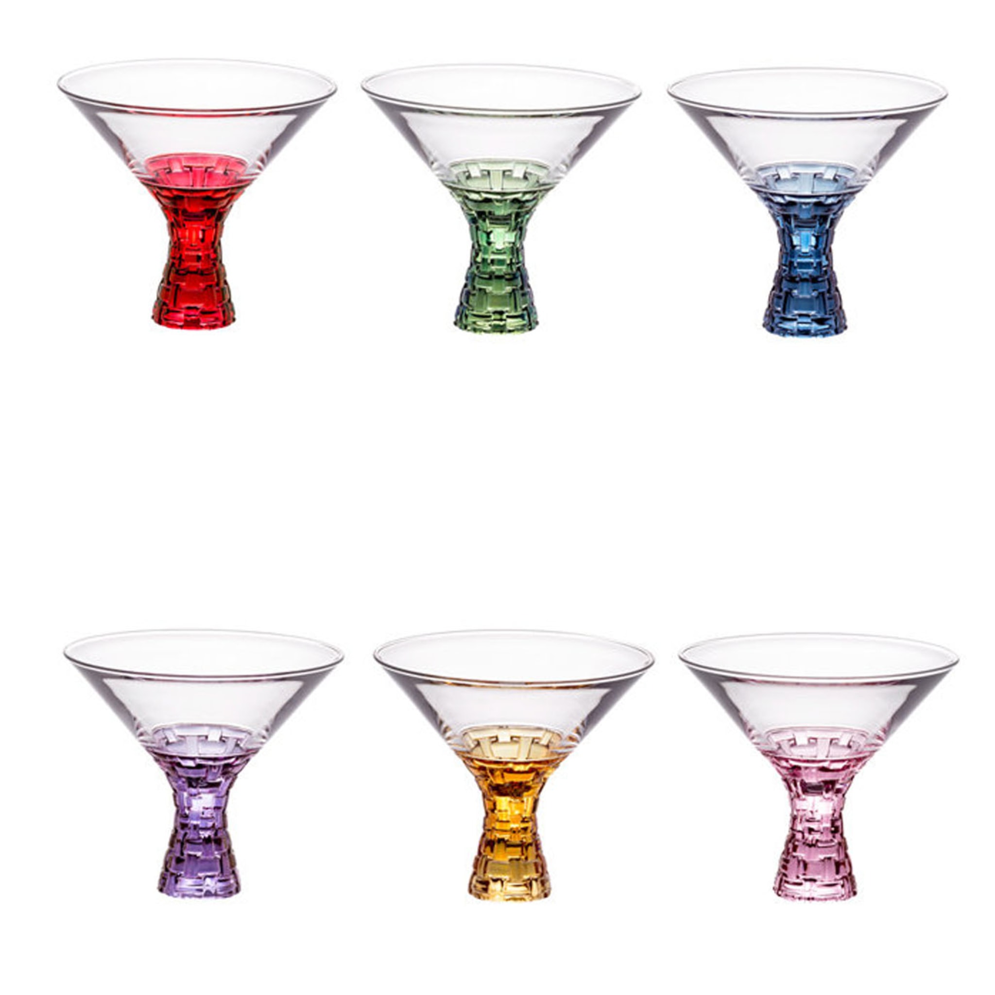 Manhattan Set of 6 Martini Glasses - Main view