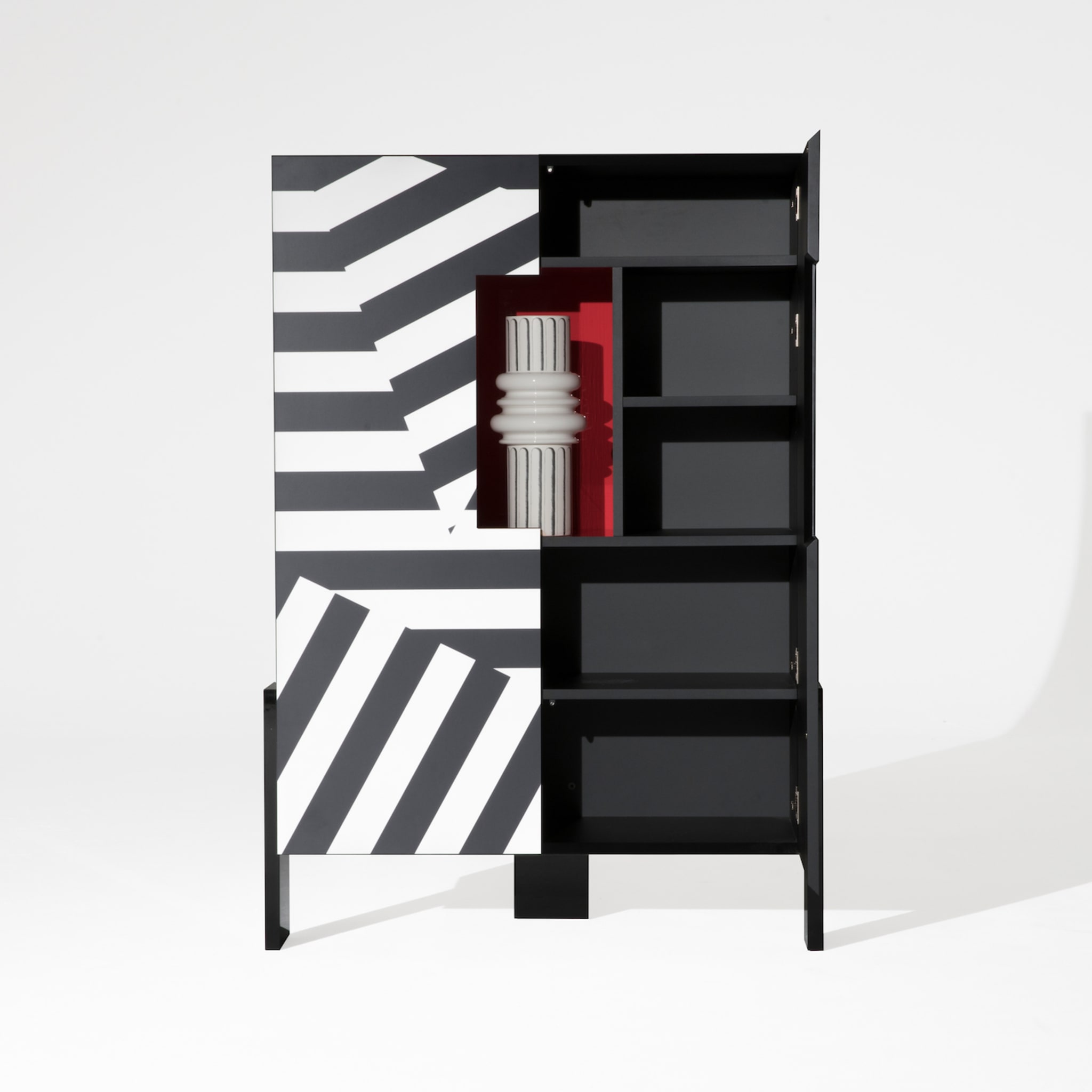 Ziqqurat Striped Polychrome Cabinet by Driade Lab - Alternative view 1