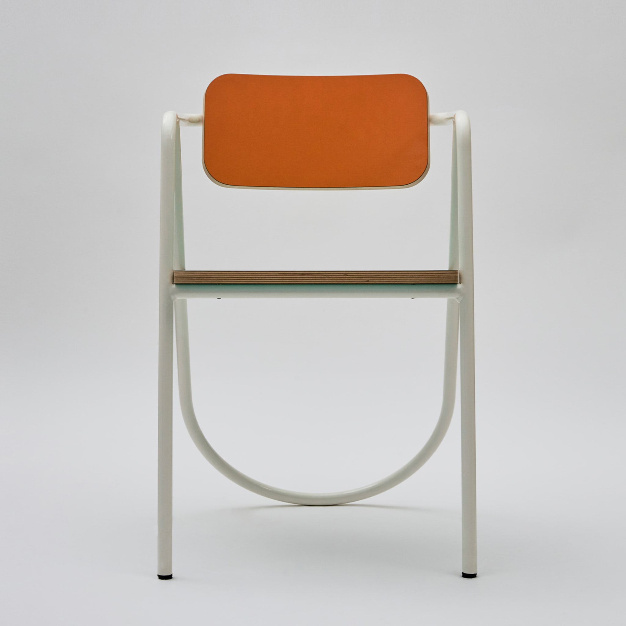 La Misciù White/Teal/Orange Chair  - Alternative view 1