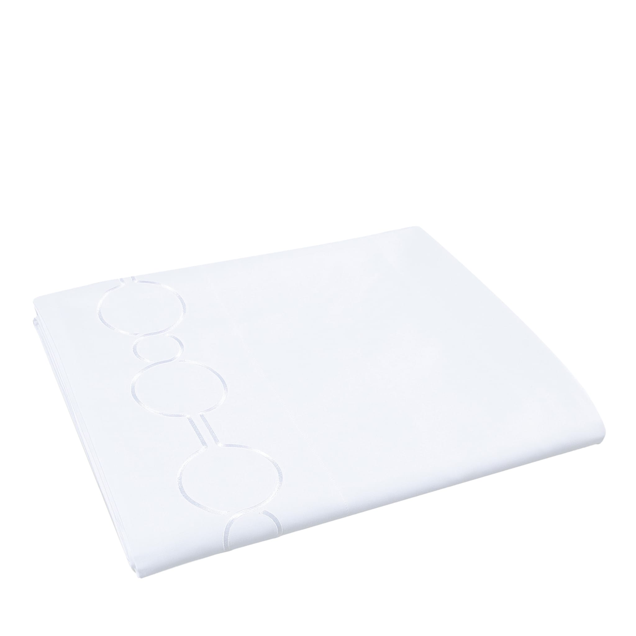 Shangri-La White Double Bed Sheet (drap de lit double blanc) - Vue principale