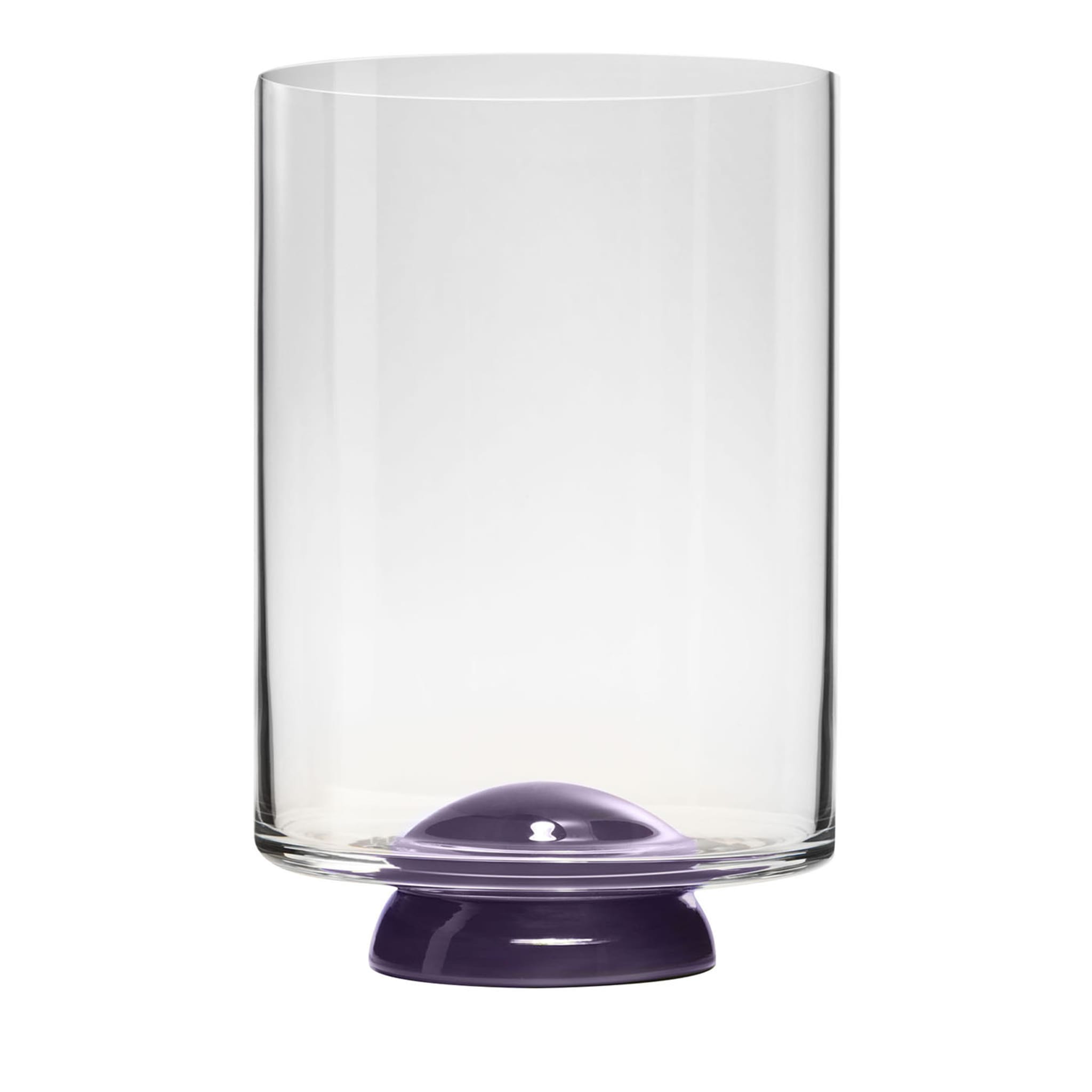 Bicchiere da acqua trasparente e mirtillo Dot di Giovanni Patalano - Vista principale