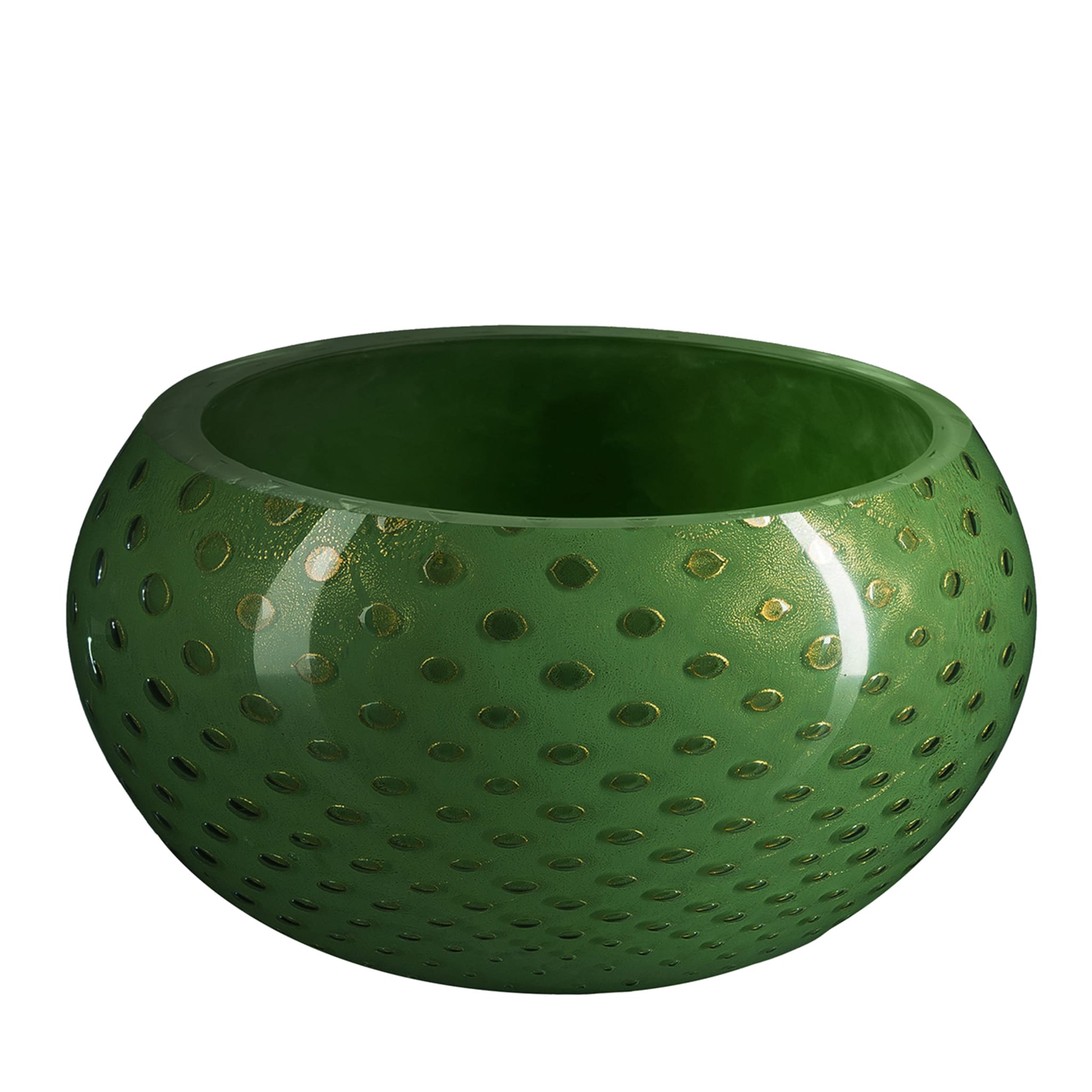 Mocenigo Gold & Dark-Green Decorative Bowl - Main view