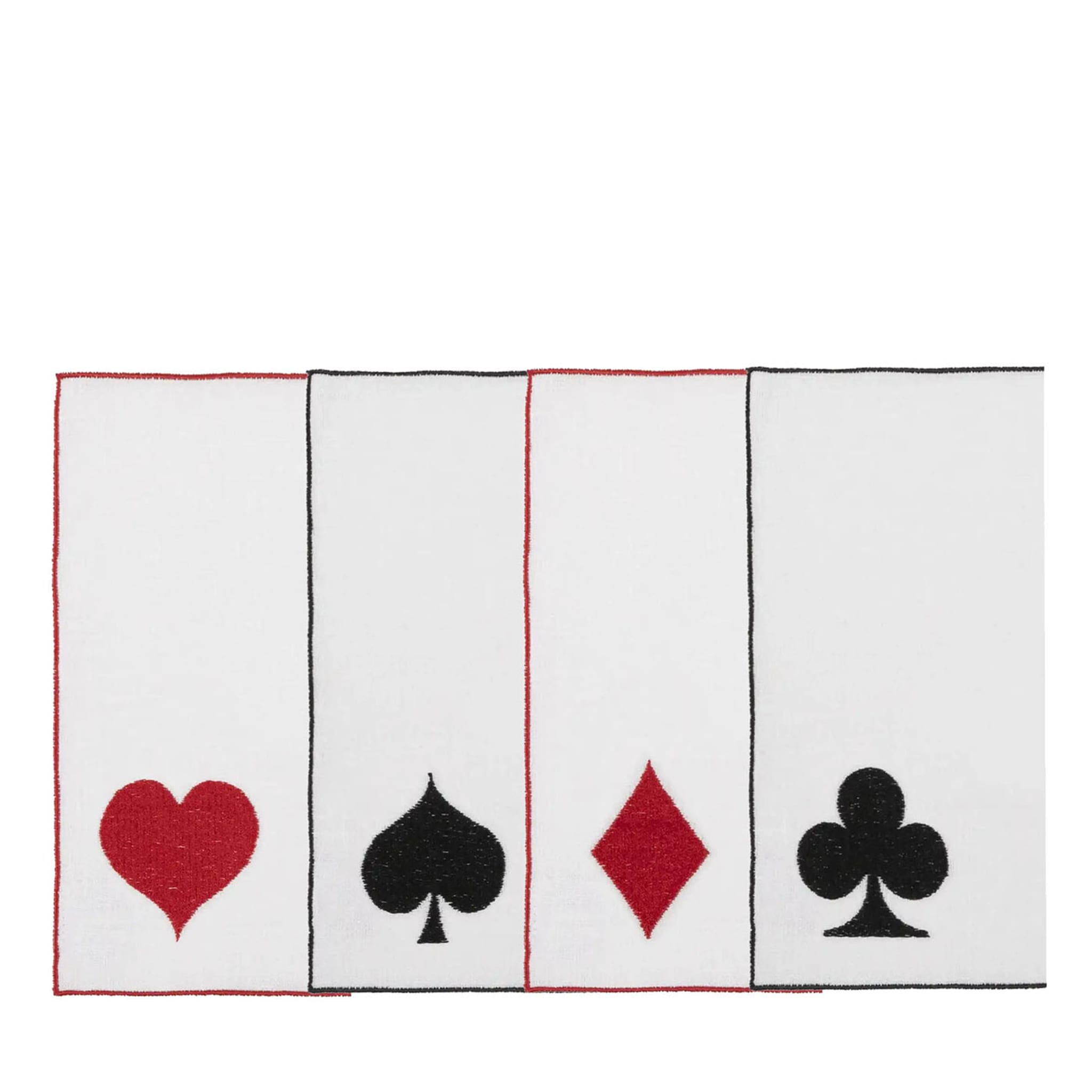 Set di 4 tovaglioli Quadro Nano Game Card - Vista principale