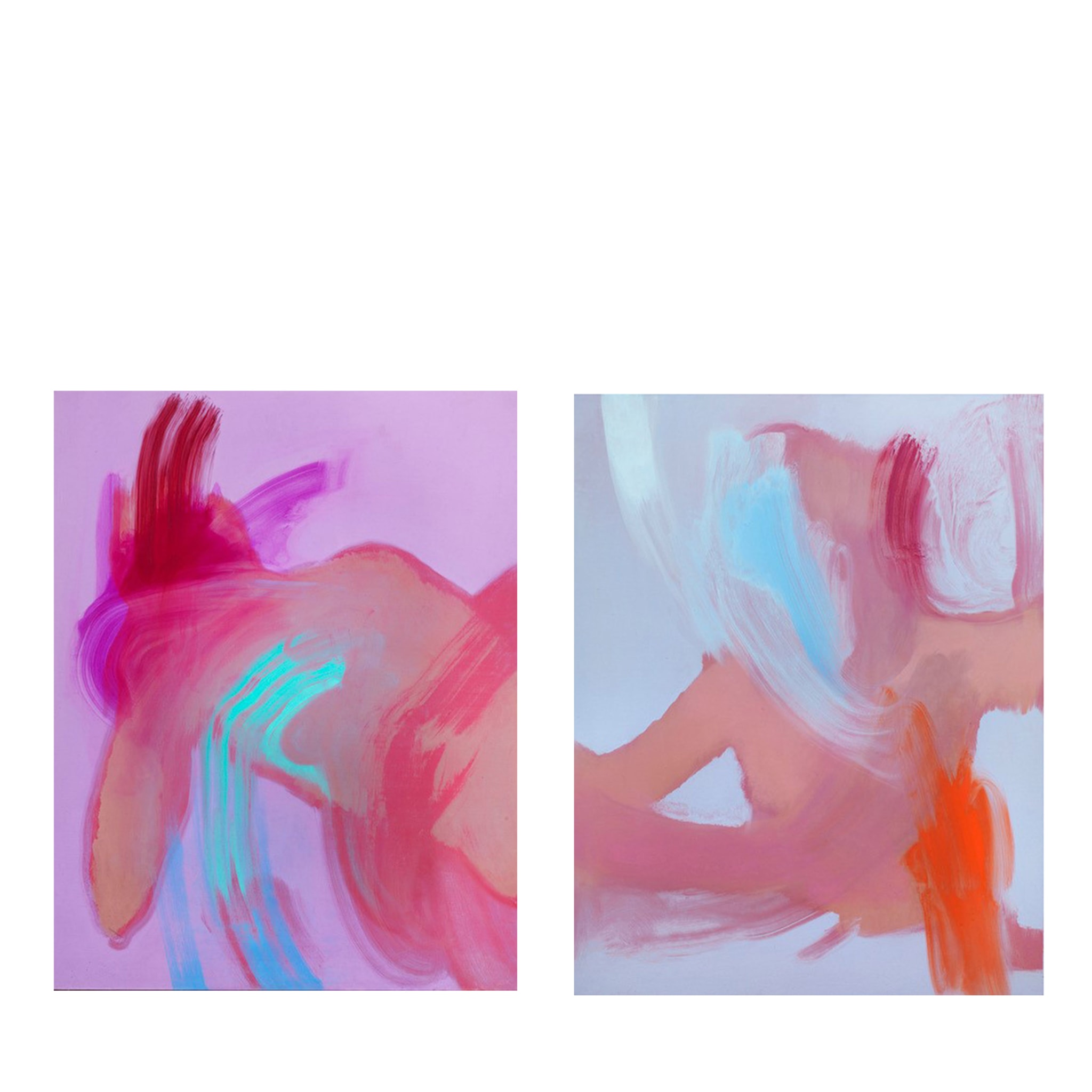 Spring 2018 Diptych Painting - Main view