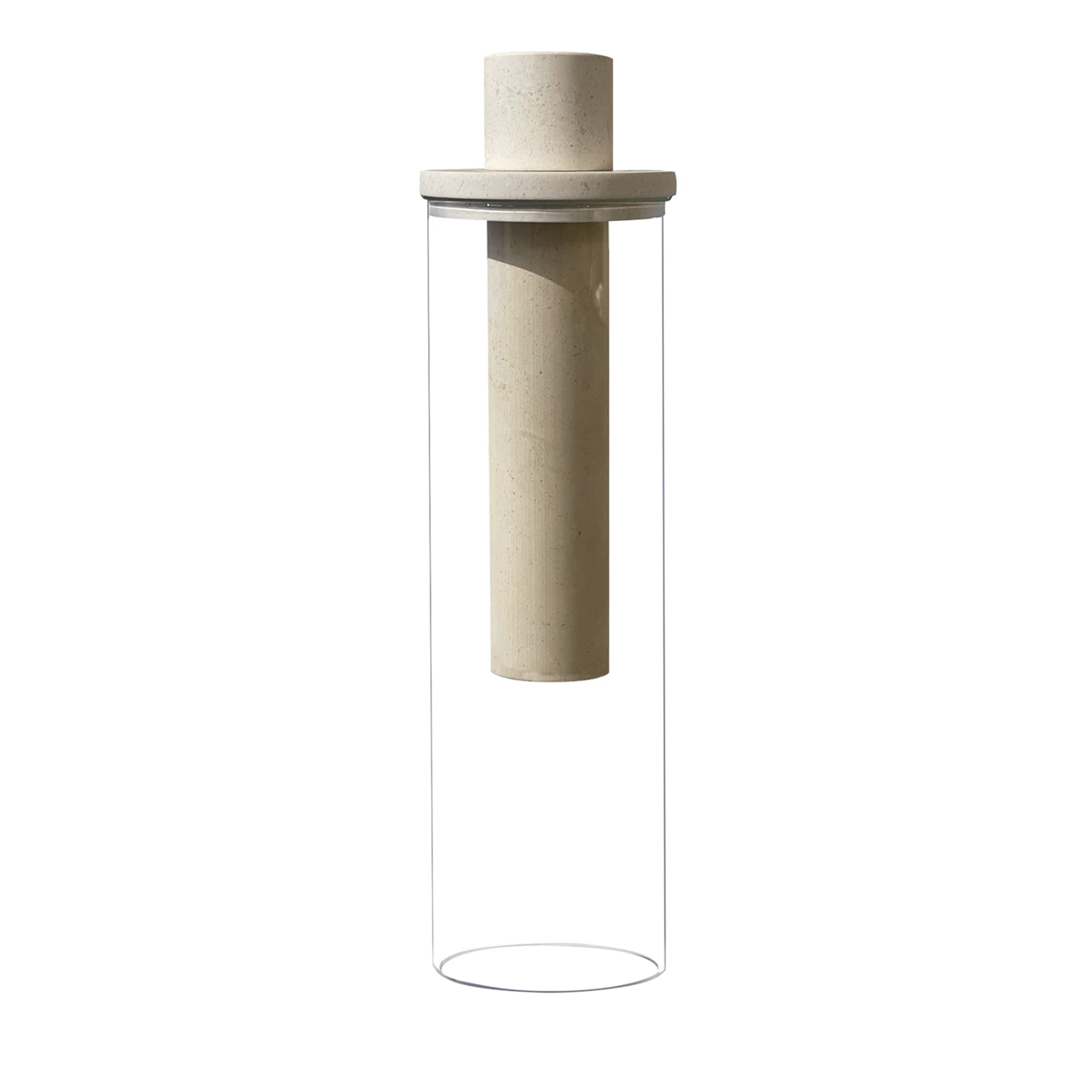 Floa Kleine Vase aus Kalkstein für Sinai von Maurizio Bergo  - Hauptansicht