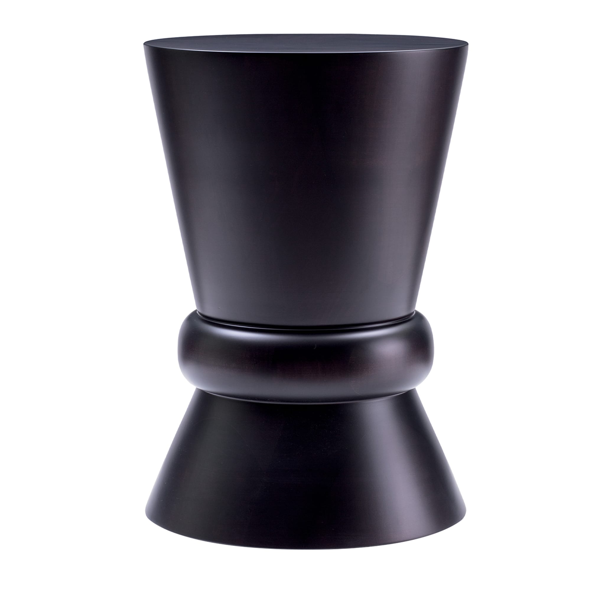I Gitani - Table d'appoint noire en forme d'oméga - Vue principale