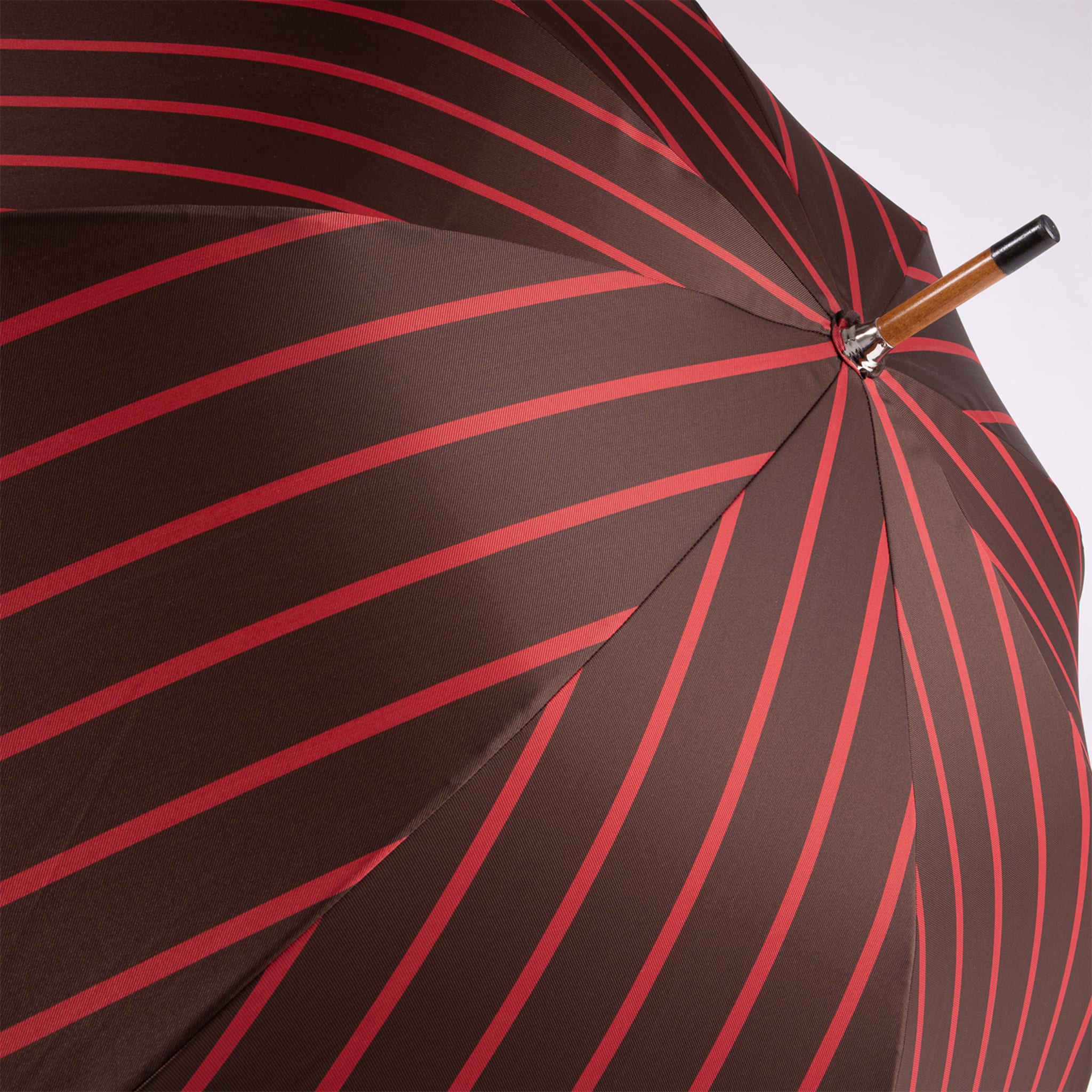 Fit-Up Regimental Red and Brown Umbrella - Alternative view 1