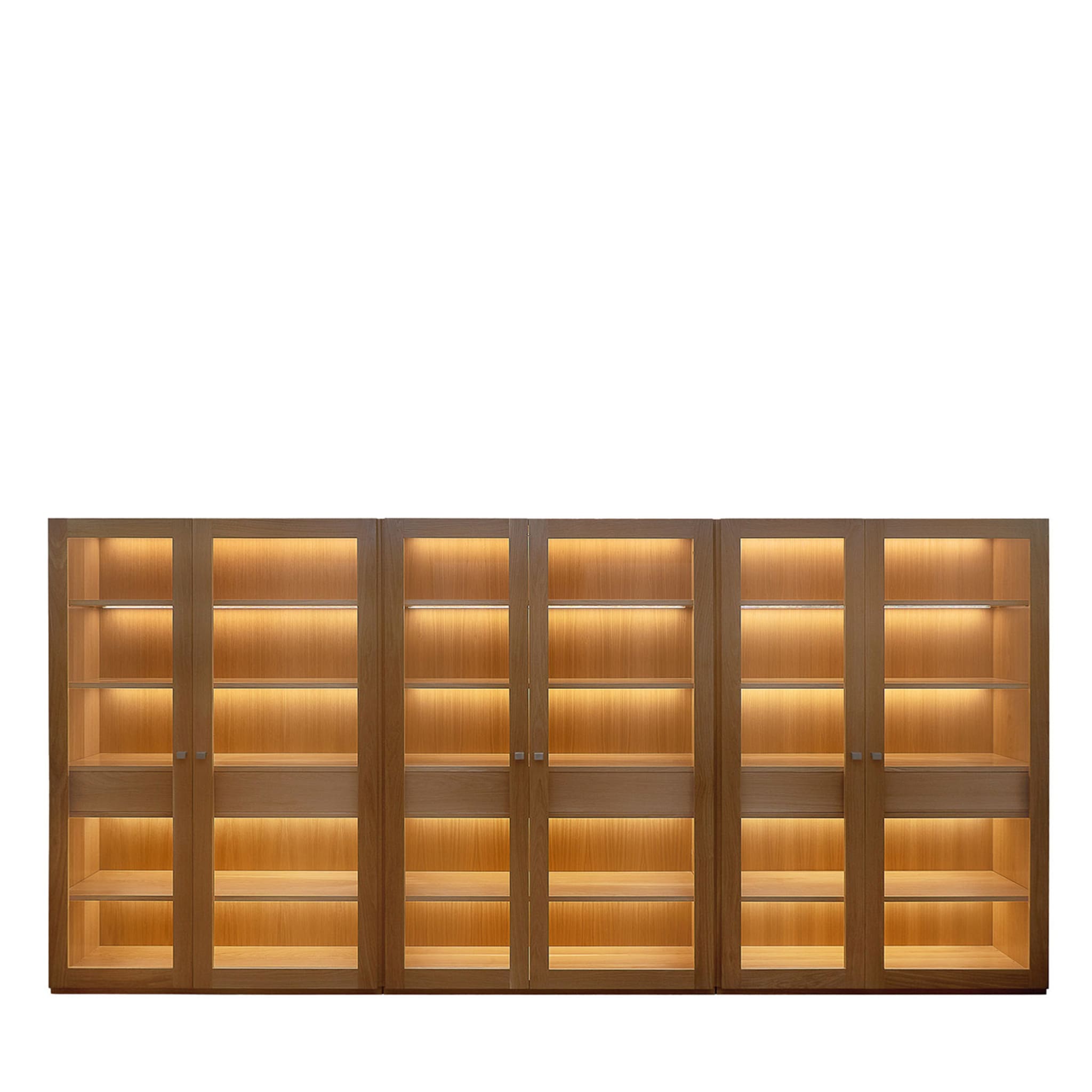 Libreria modulare asimmetrica Durmast di Erika Gambella - Vista principale