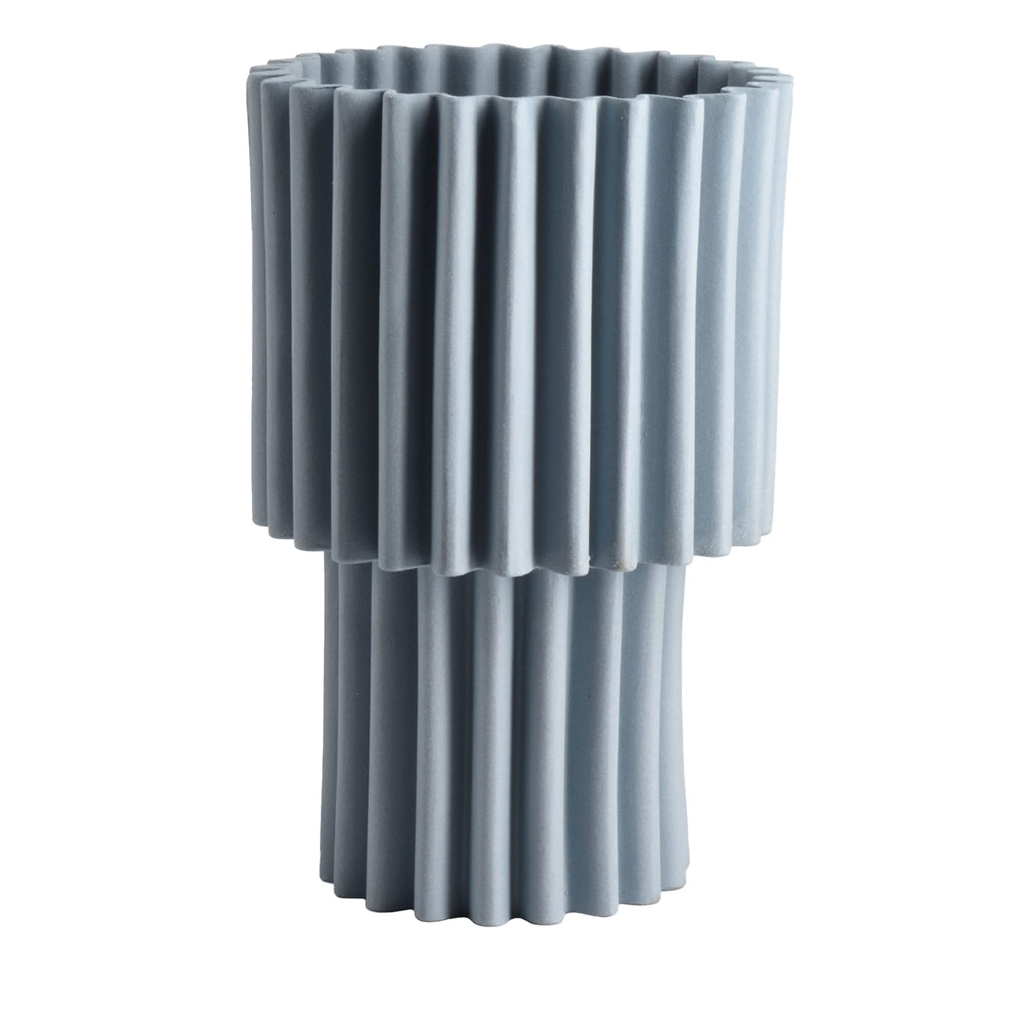Le Torri Albero Medium Cerulean-Blue Vase - Main view