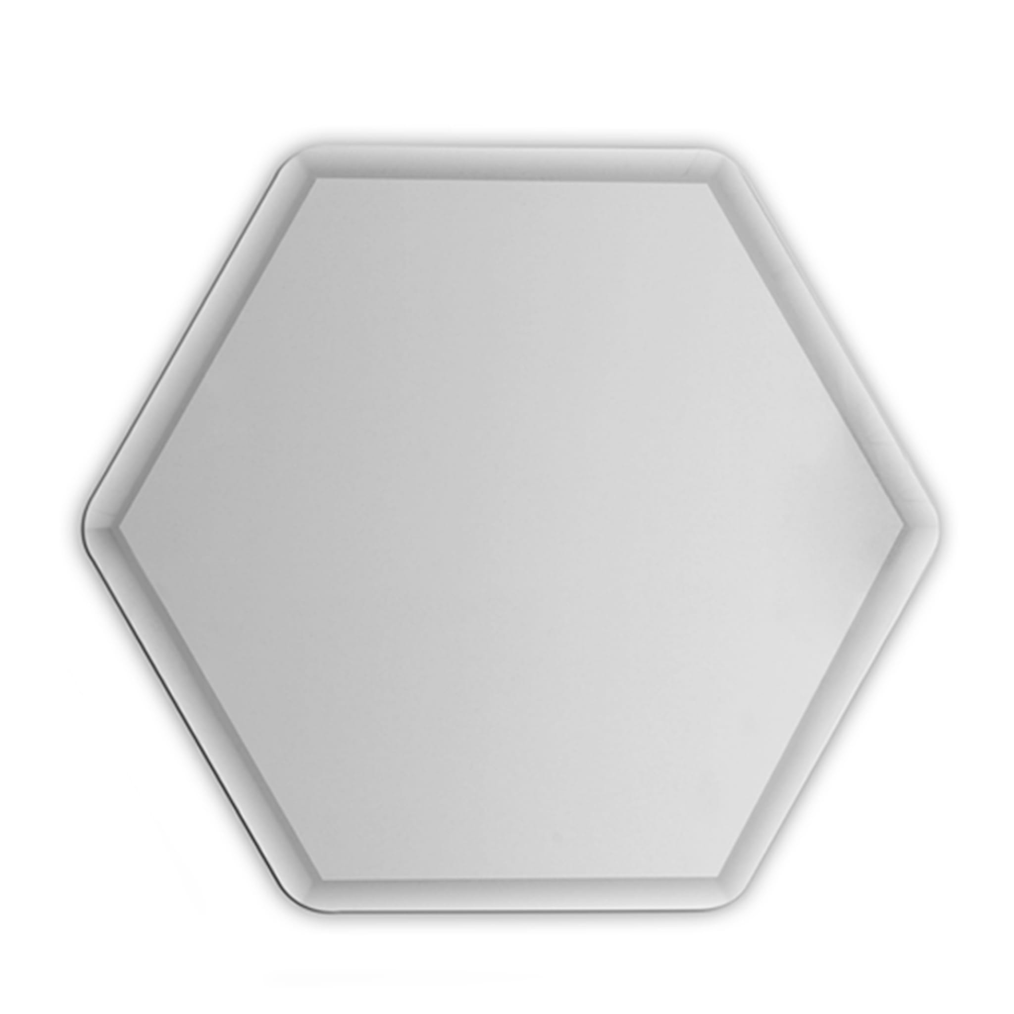 Ruby Medium Smoky Hexagonal Mirror - Alternative view 1