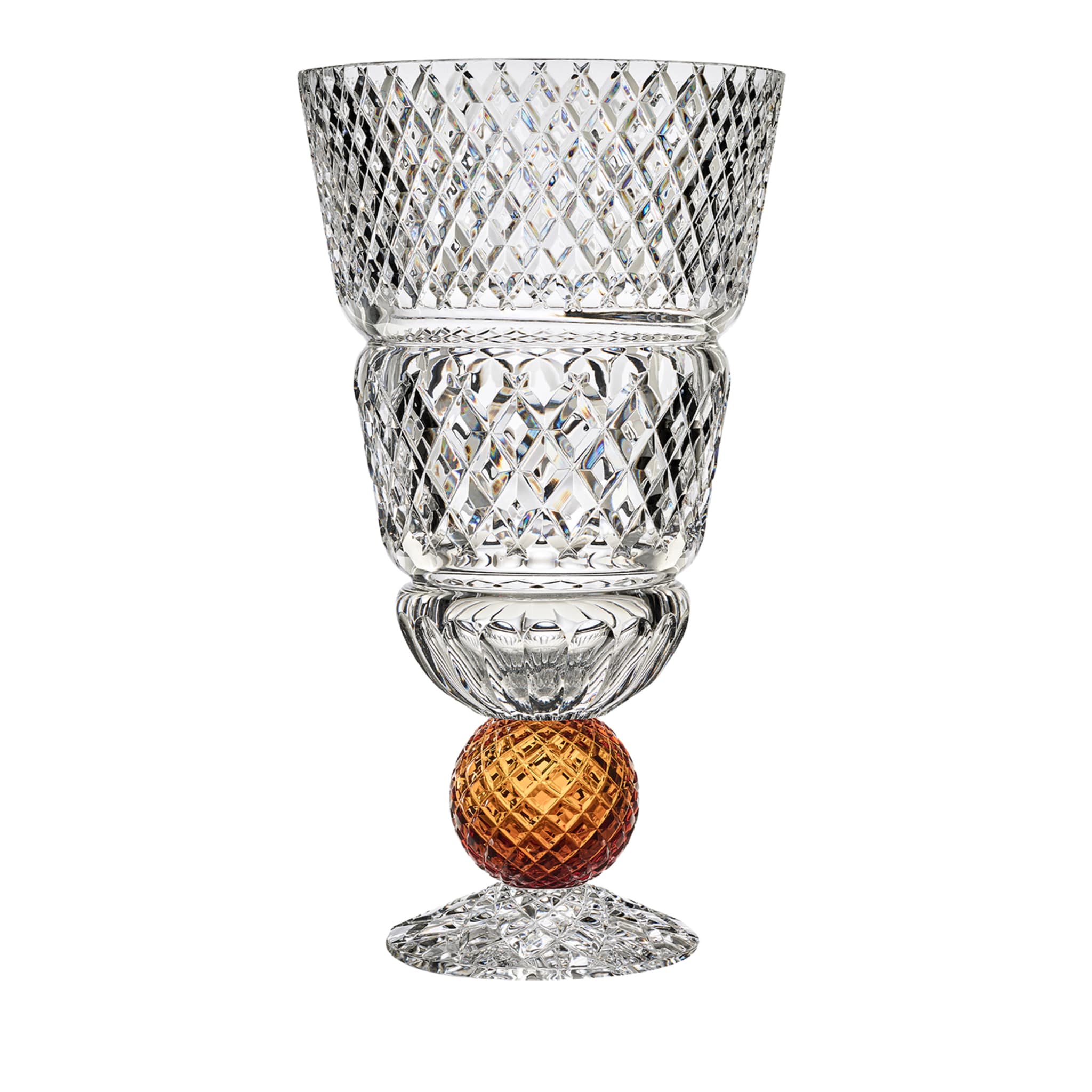 Grand vase conique Katherine avec sphère d'ambre - Vue principale