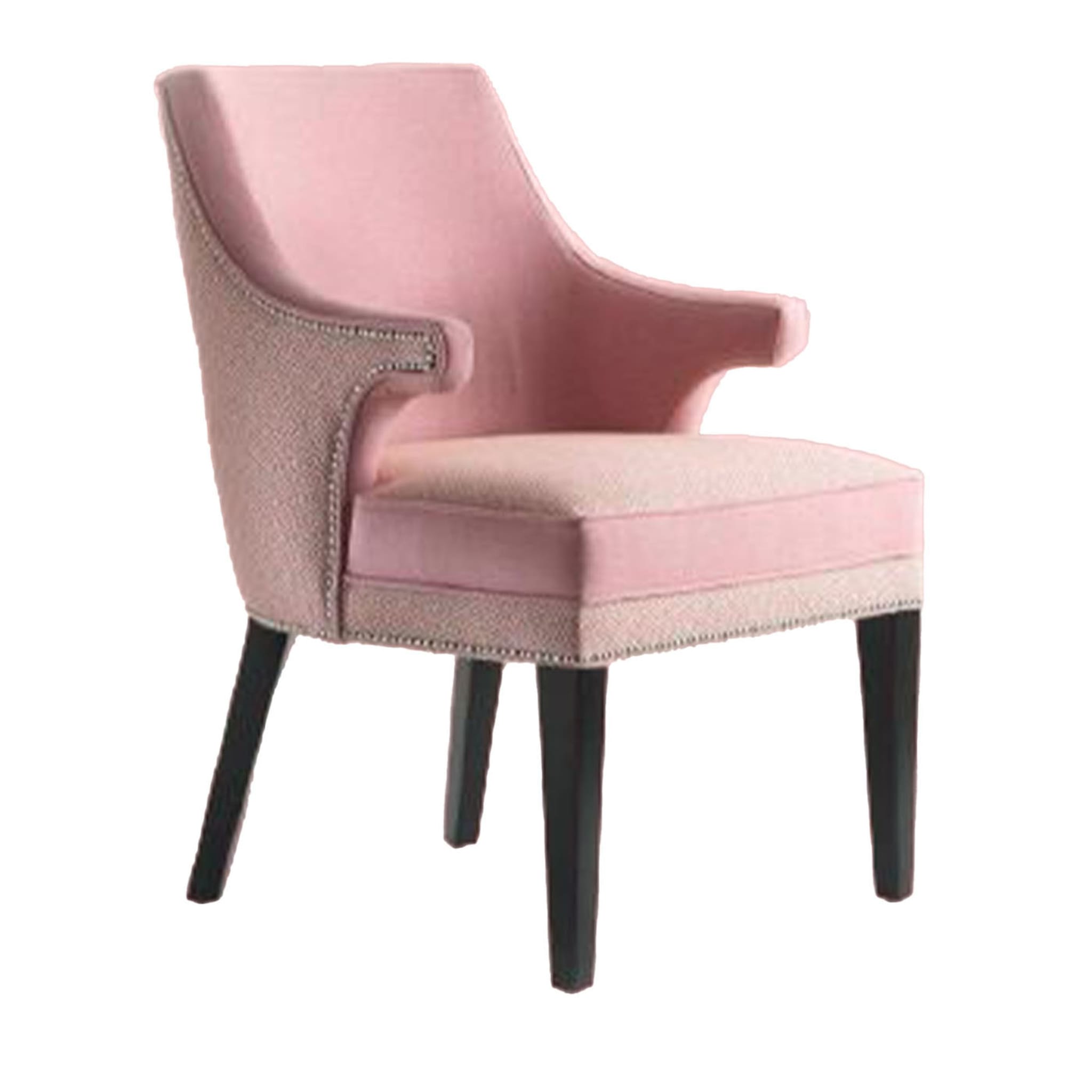 Pink Studded Armchair - Main view