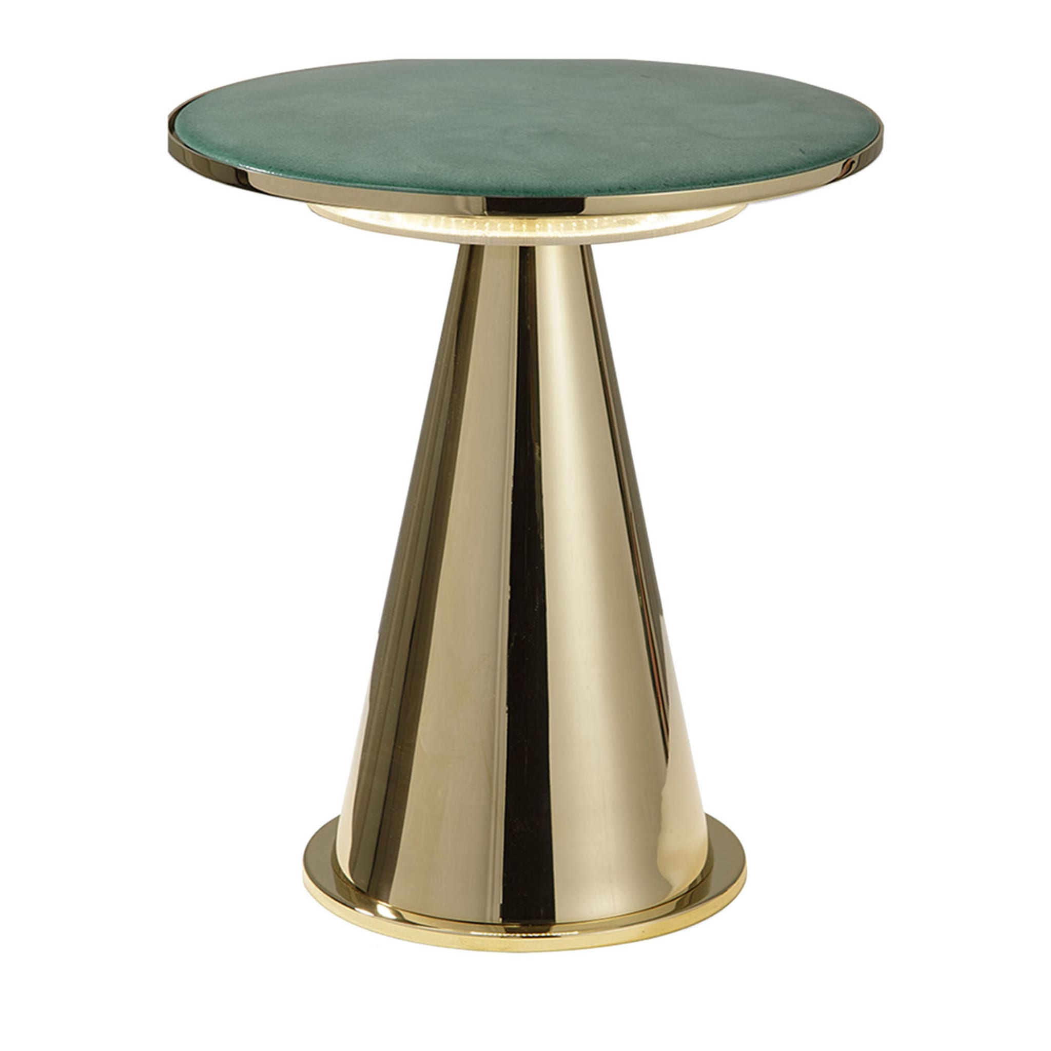 CL2118/O/N Turquoise & Brass Table Lamp - Main view