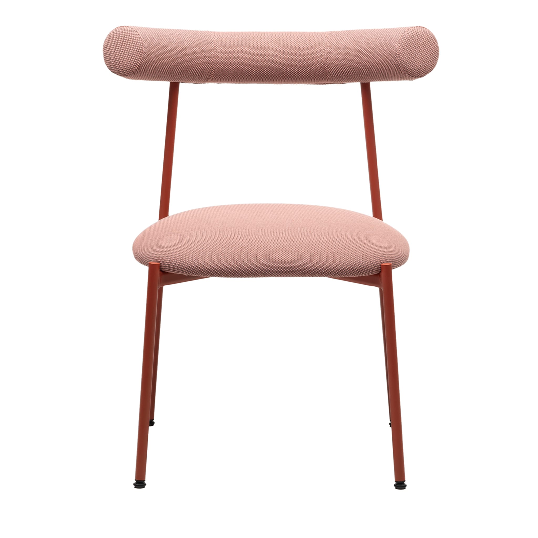Pampa S Pink & Brick-Red Chair by Studio Pastina - Main view
