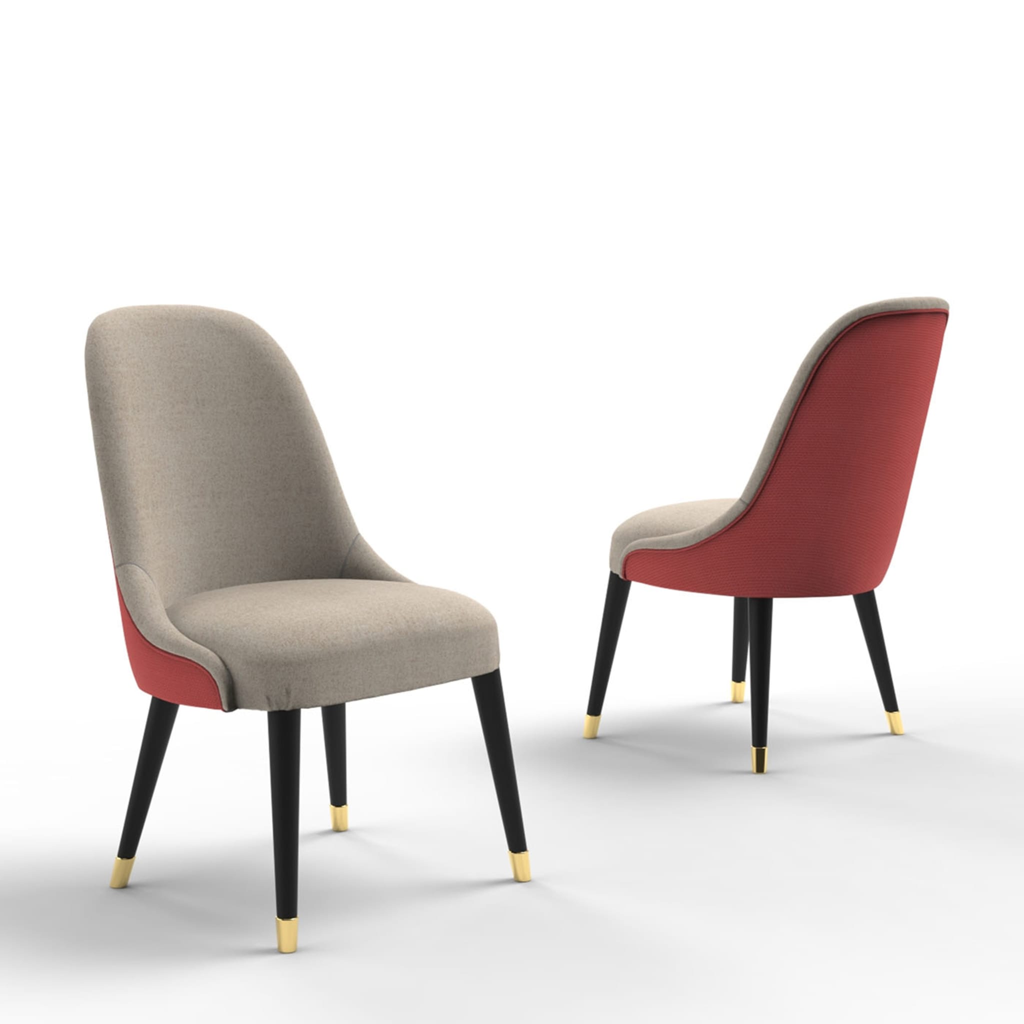 Gwenda Gray & Coral Chair - Alternative view 1