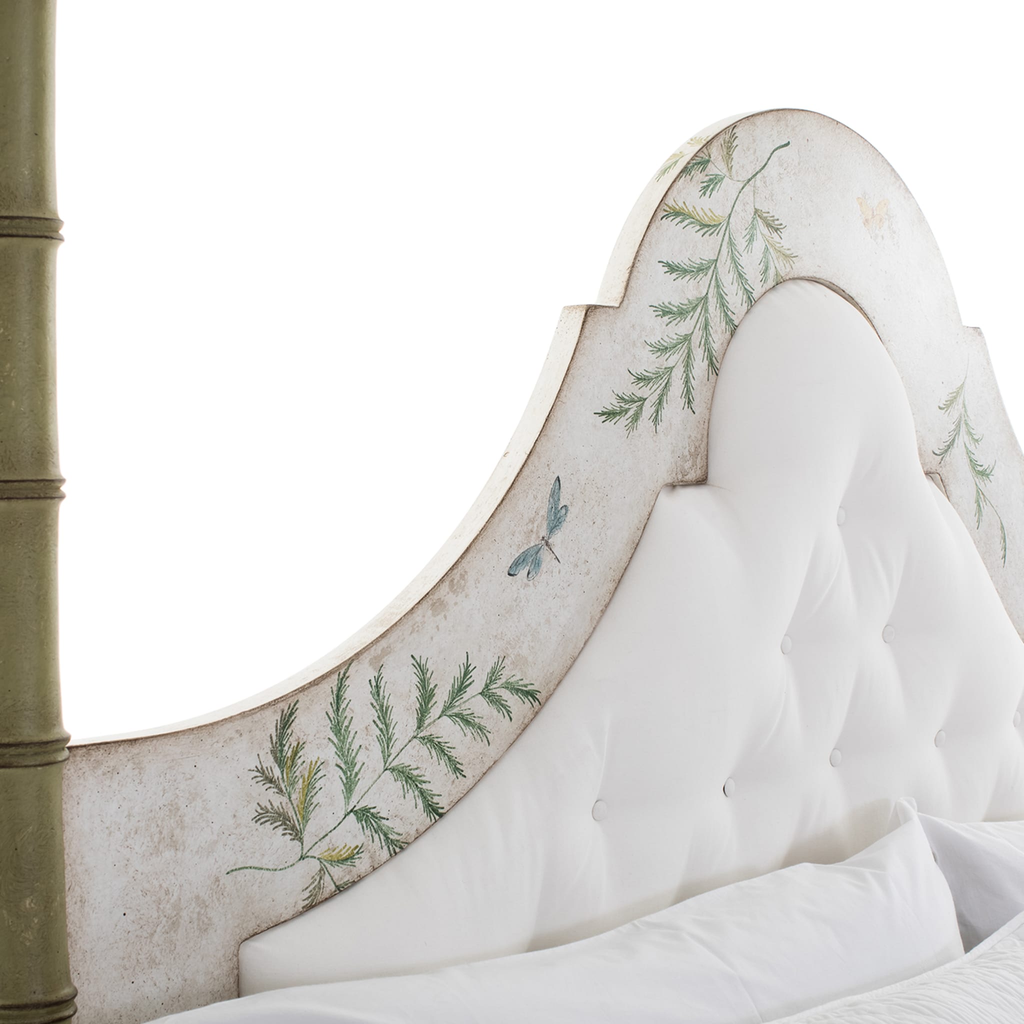 Roma Apple Green Bamboo with Ferns and Butterflies Bed - Alternative view 4