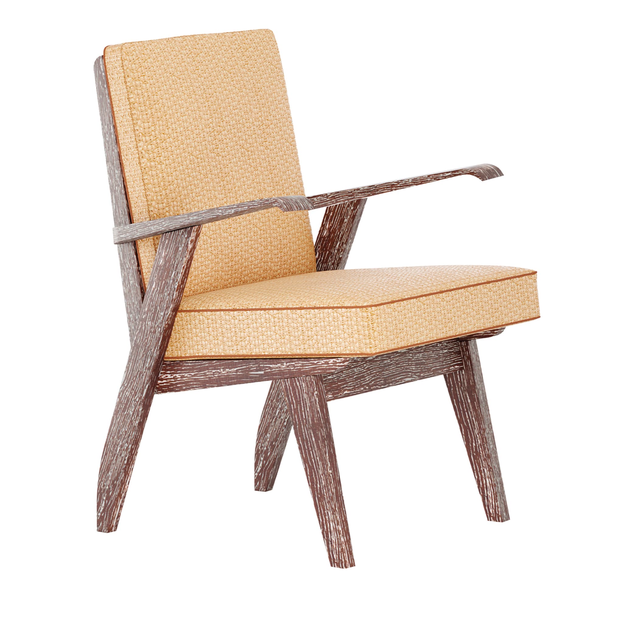 CHRIS Padouk Chair with armrests - Main view