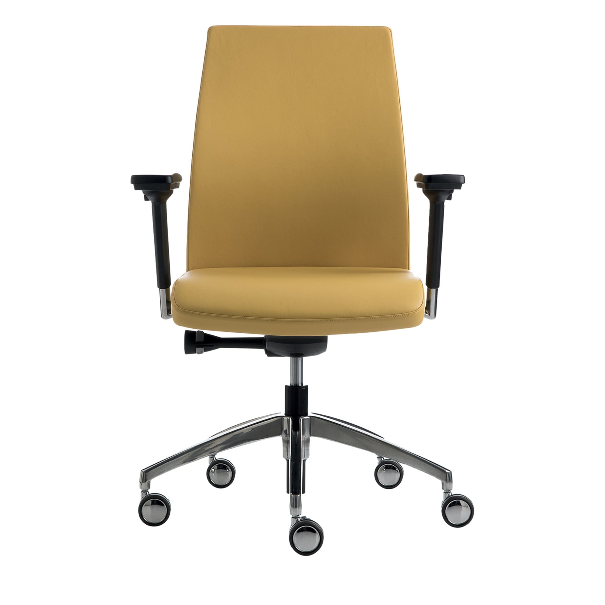 SmartOffice Yellow Swivel Chair - Main view