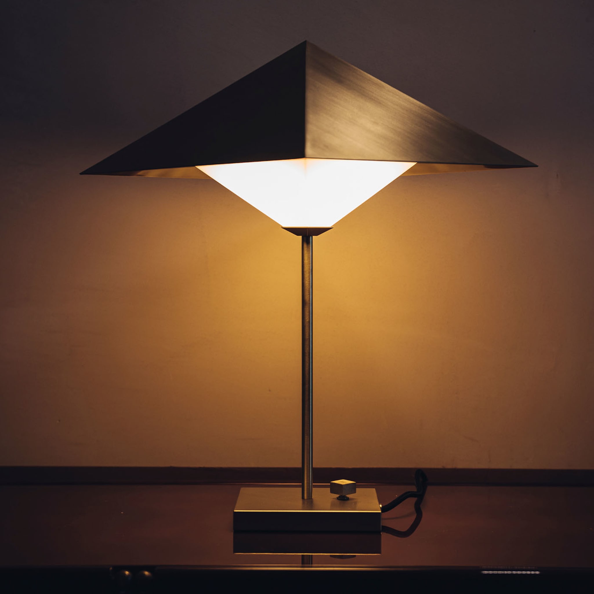 Octa Brushed Brass Table Lamp - Alternative view 1