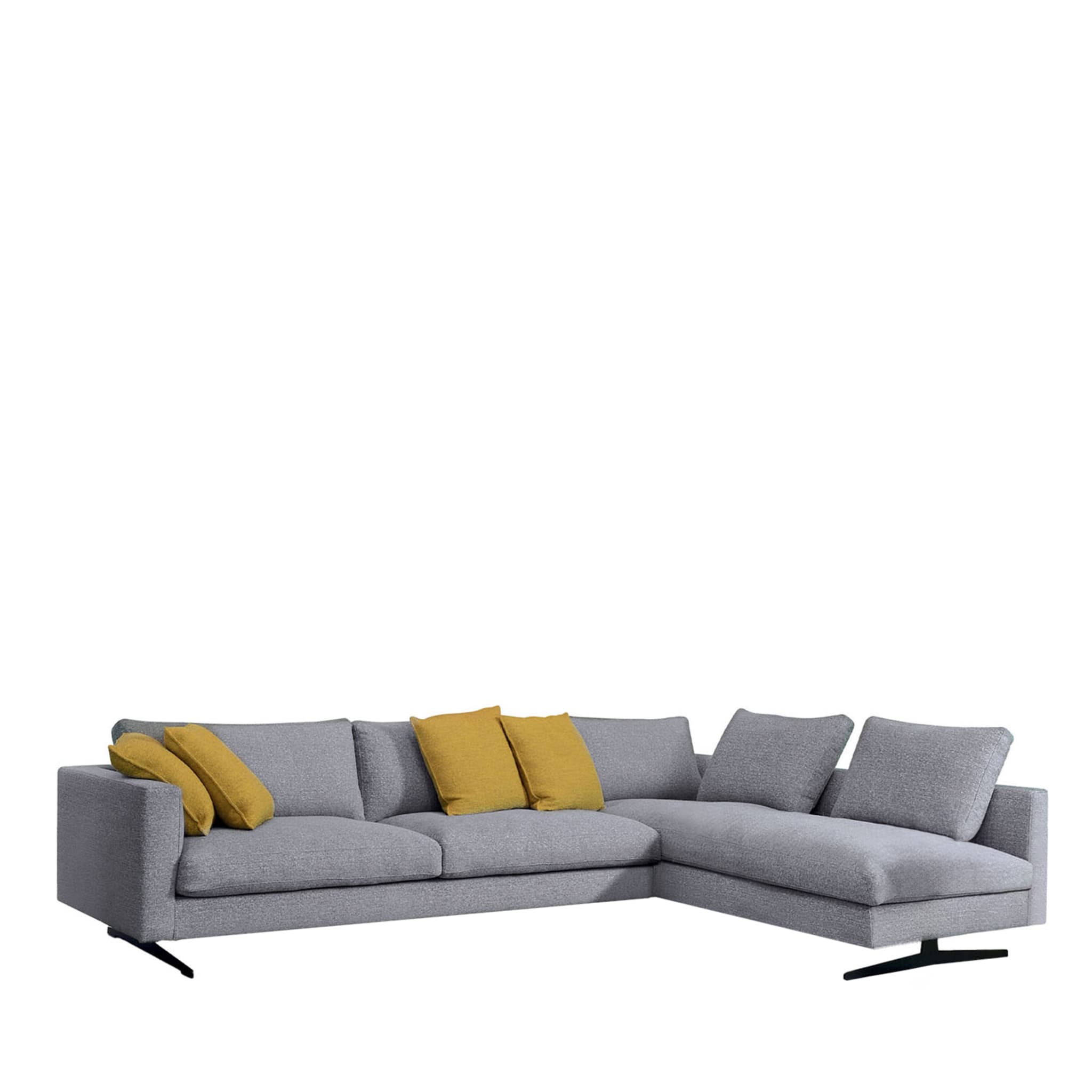 Ikon Grau Sofa - Hauptansicht