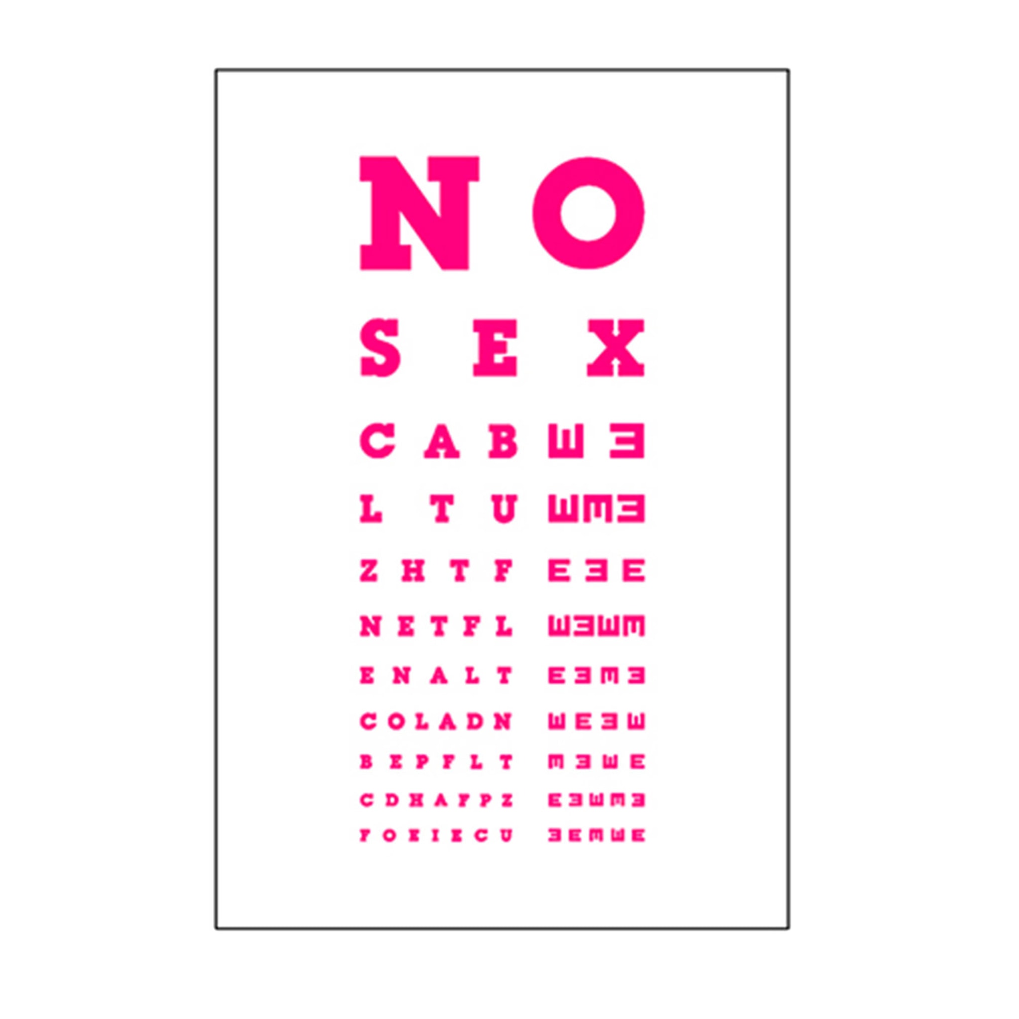 No Sex Magenta Mirror - Vue principale
