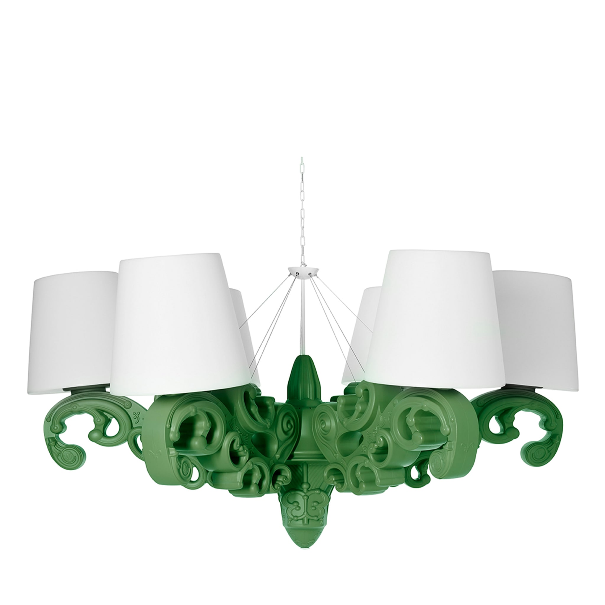 Crown of Love Green Chandelier - Main view
