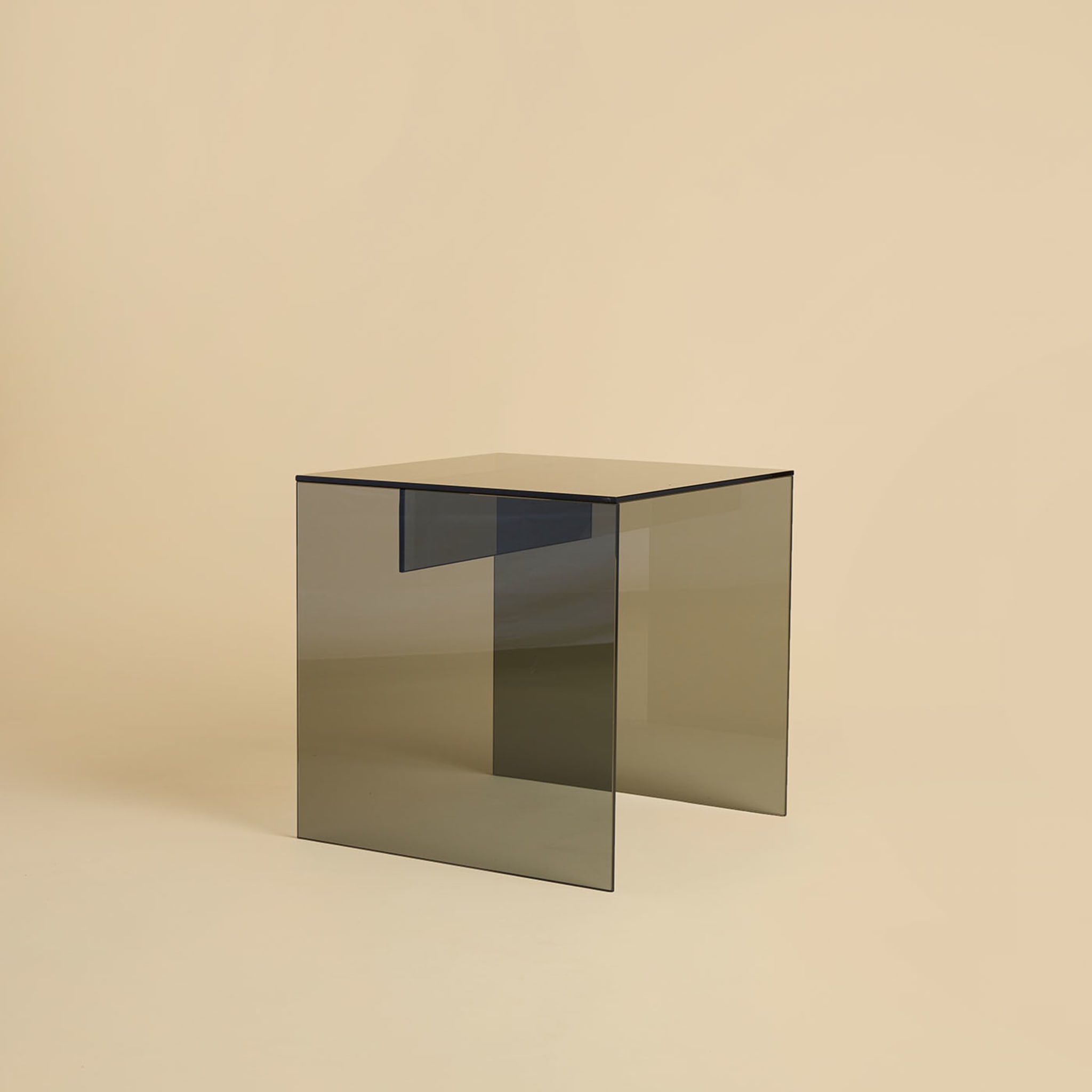 Honshu Smokey Glass Side Table - Alternative view 2